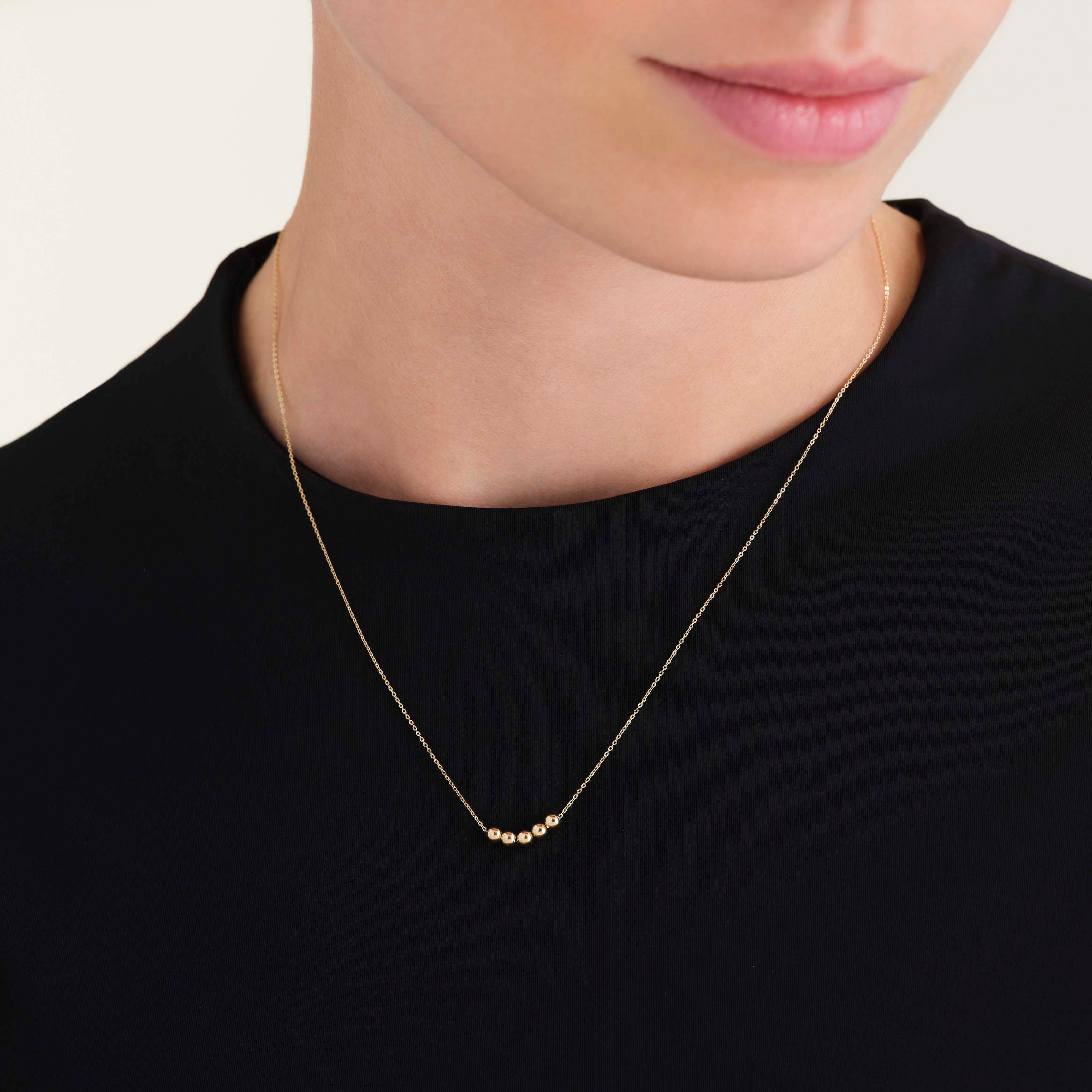 5 Spheres Necklace - Image 2
