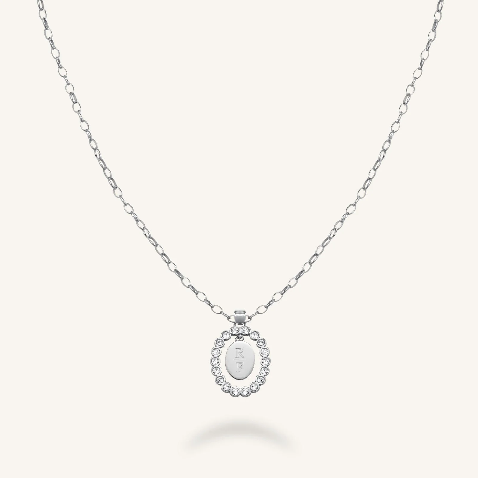 Oval Pendant Necklace - Image 4