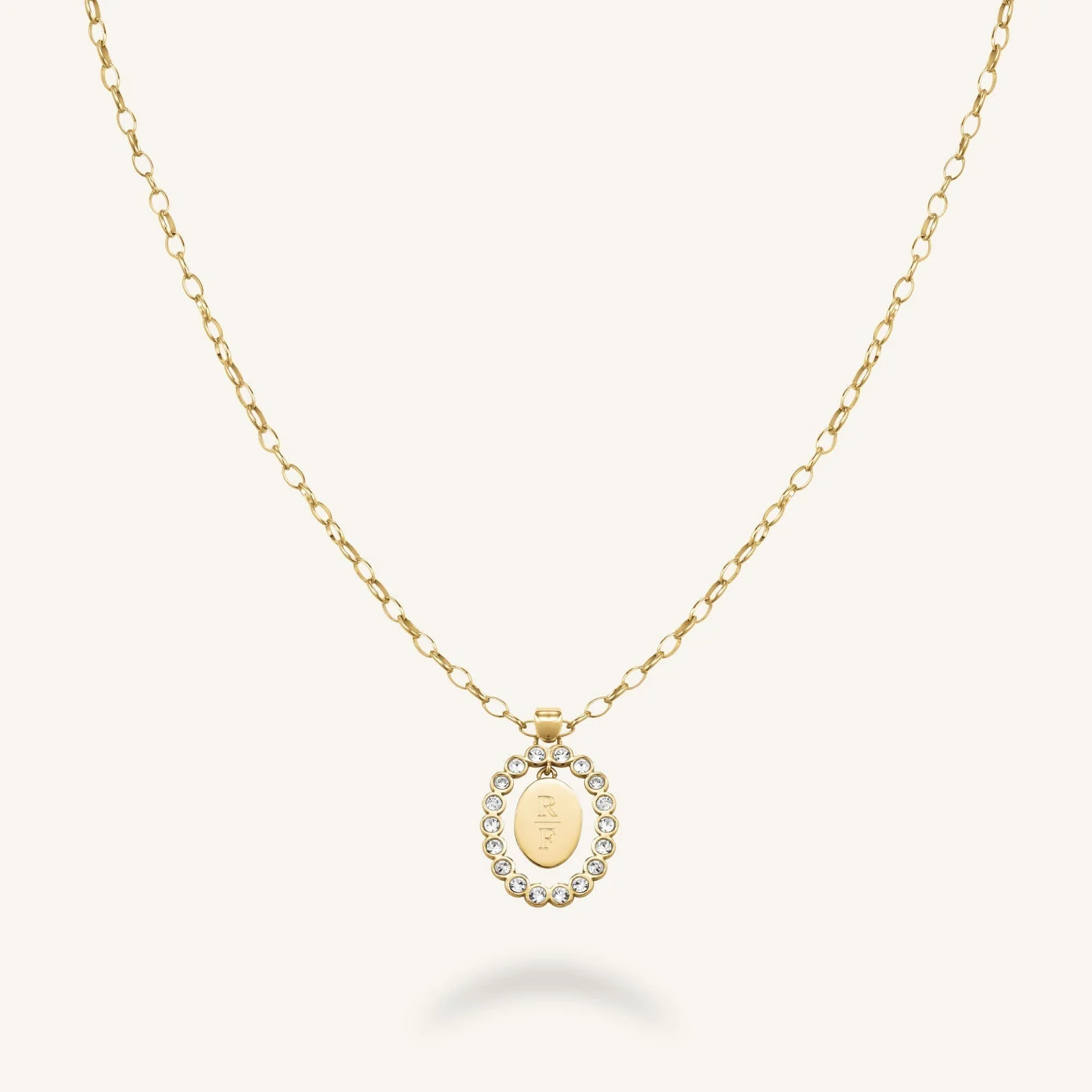 Oval Pendant Necklace - Image 2