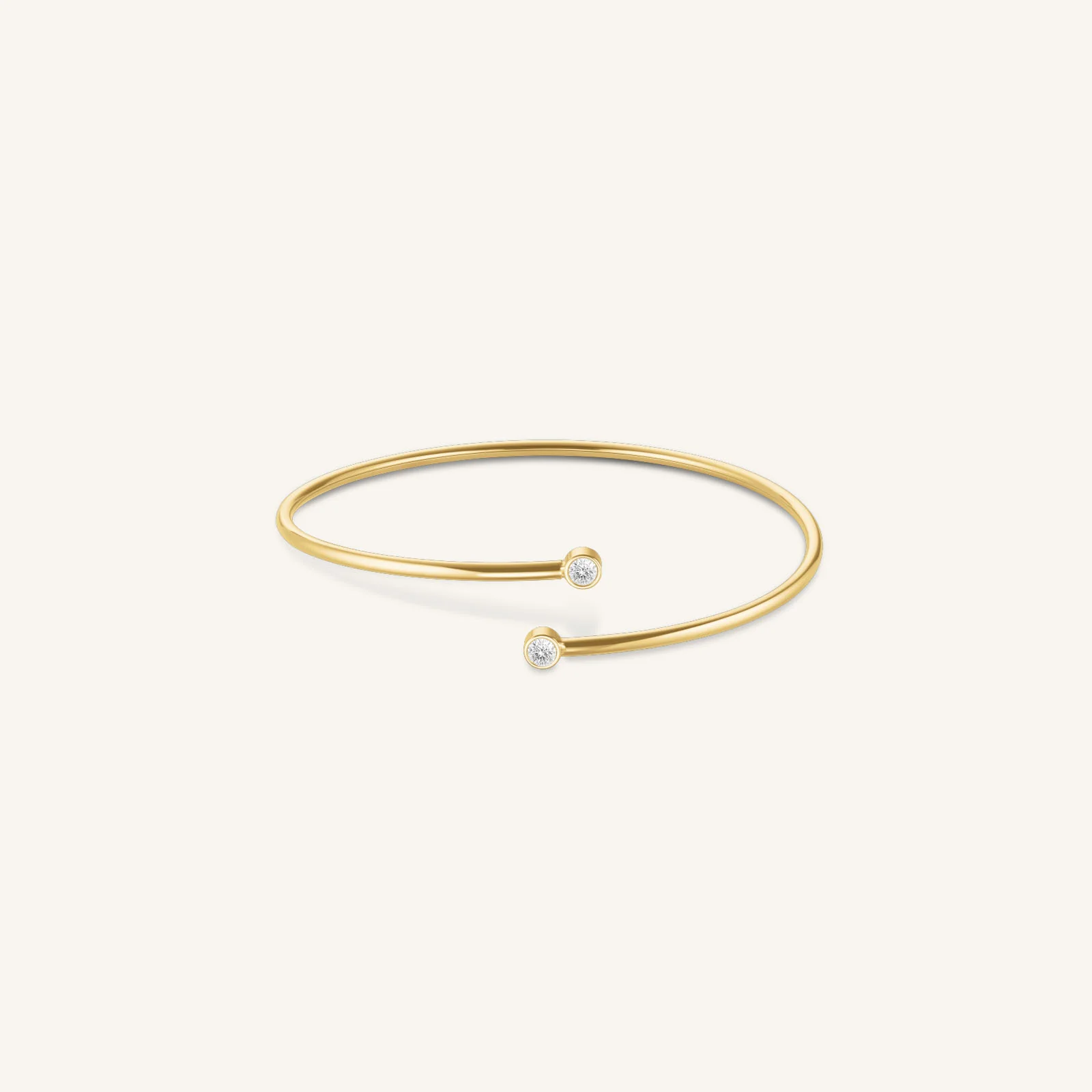 Double Crystal Bangle