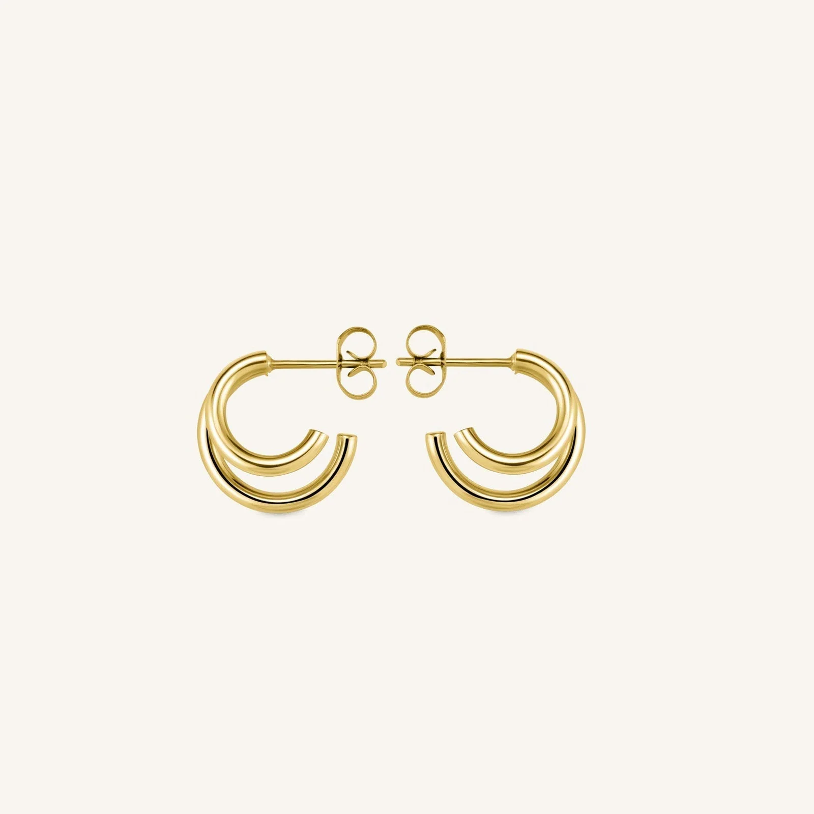 Double Hoop Gold - Image 4