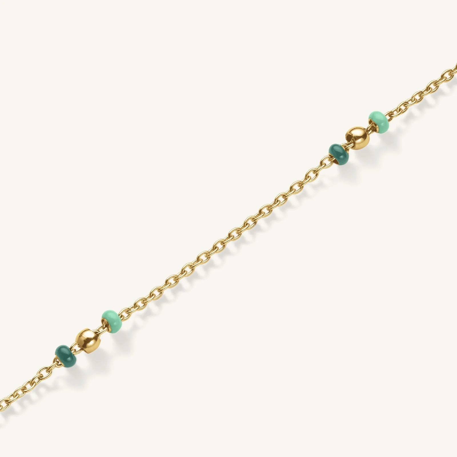 Emerald Dotted Necklace - Image 3