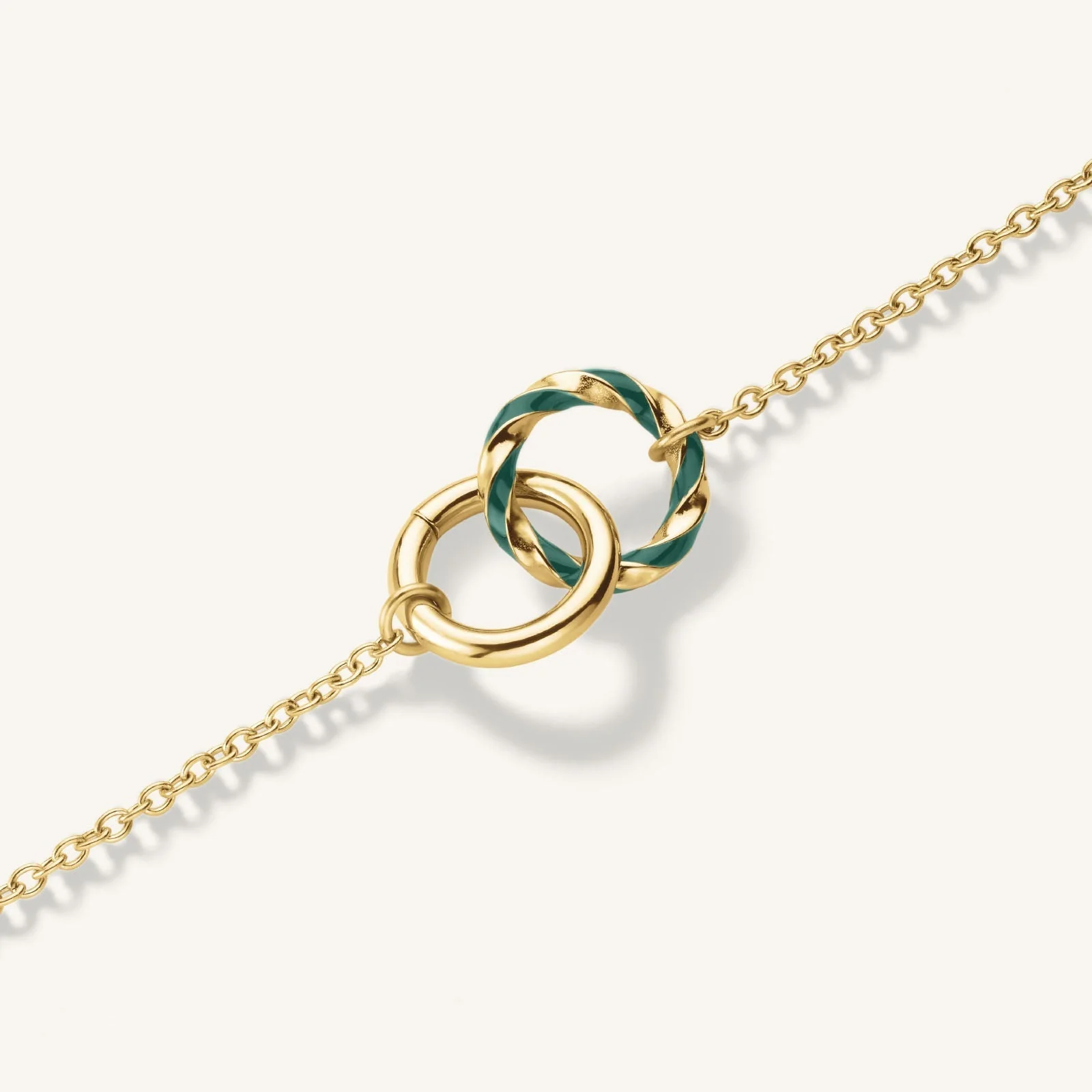 Emerald Duo Necklace - Image 3