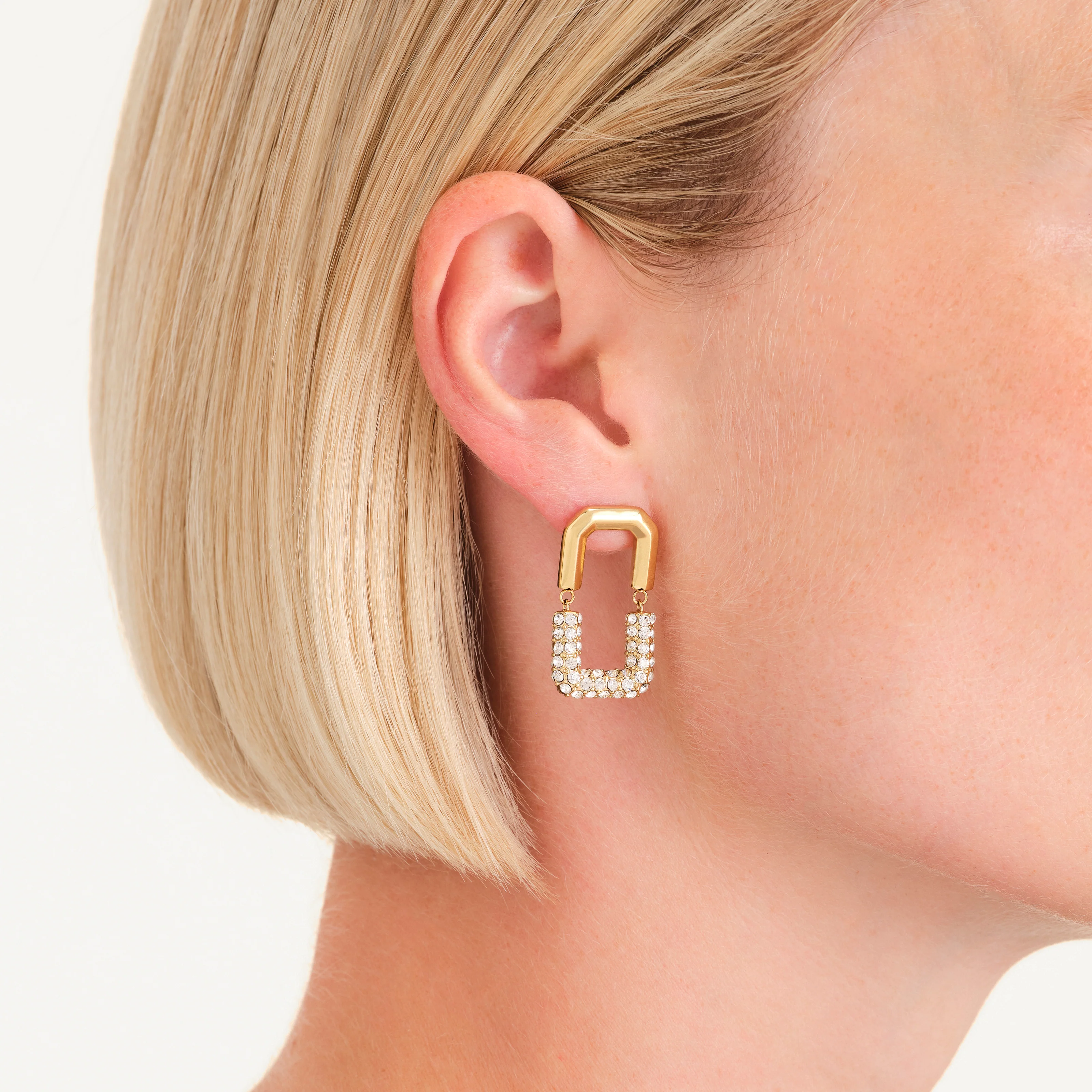 Half Studs Earrings - Image 2