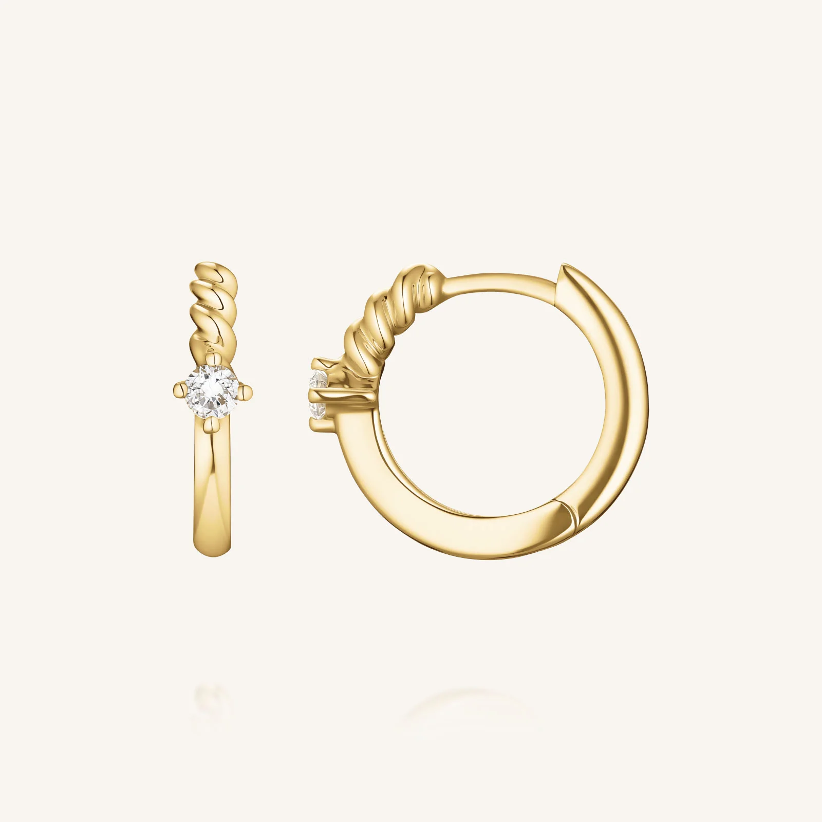 Half Twisted Hoops - Image 3