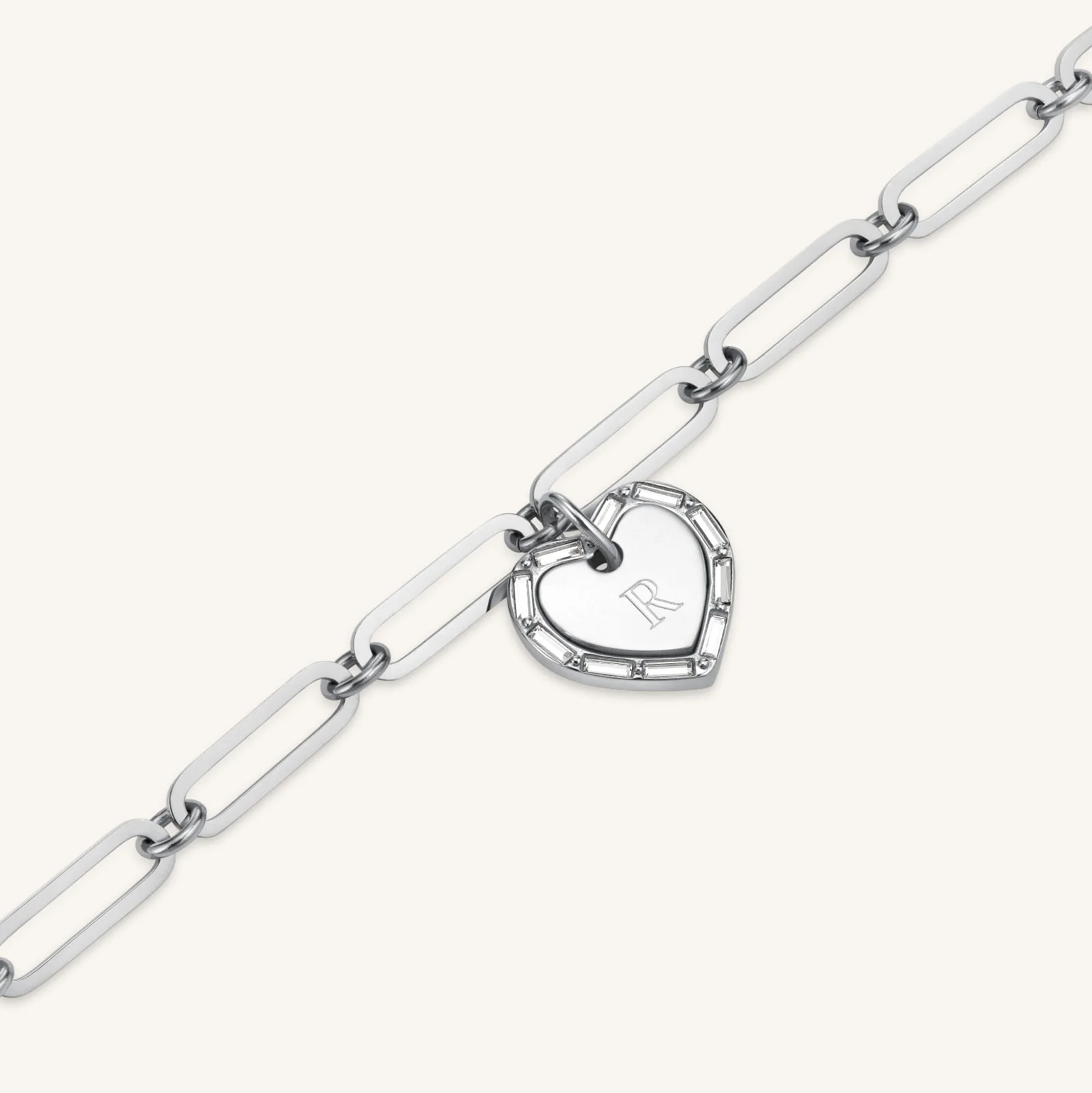 Heart Baguette Necklace - Image 7