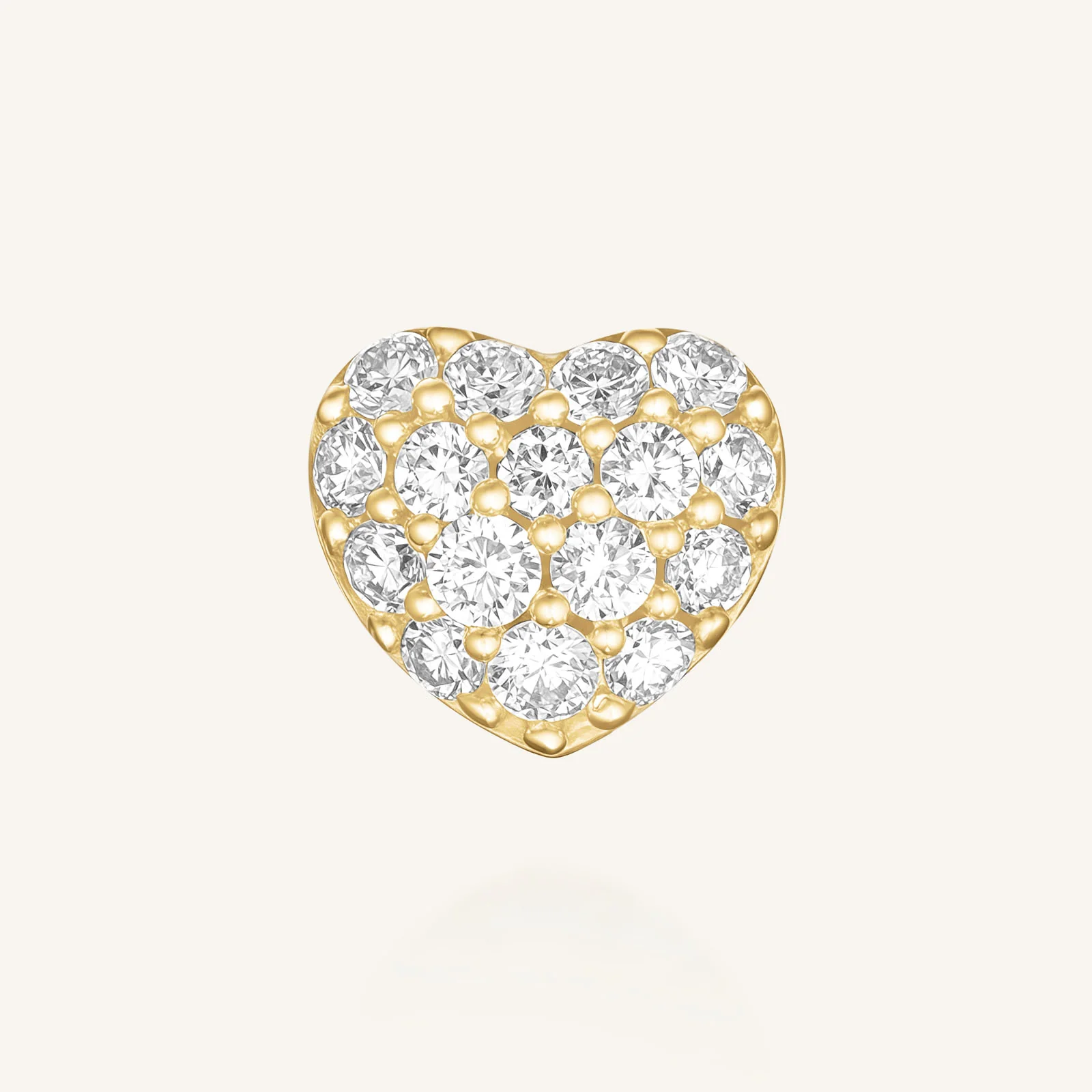 Heart Pave Studs - Image 5