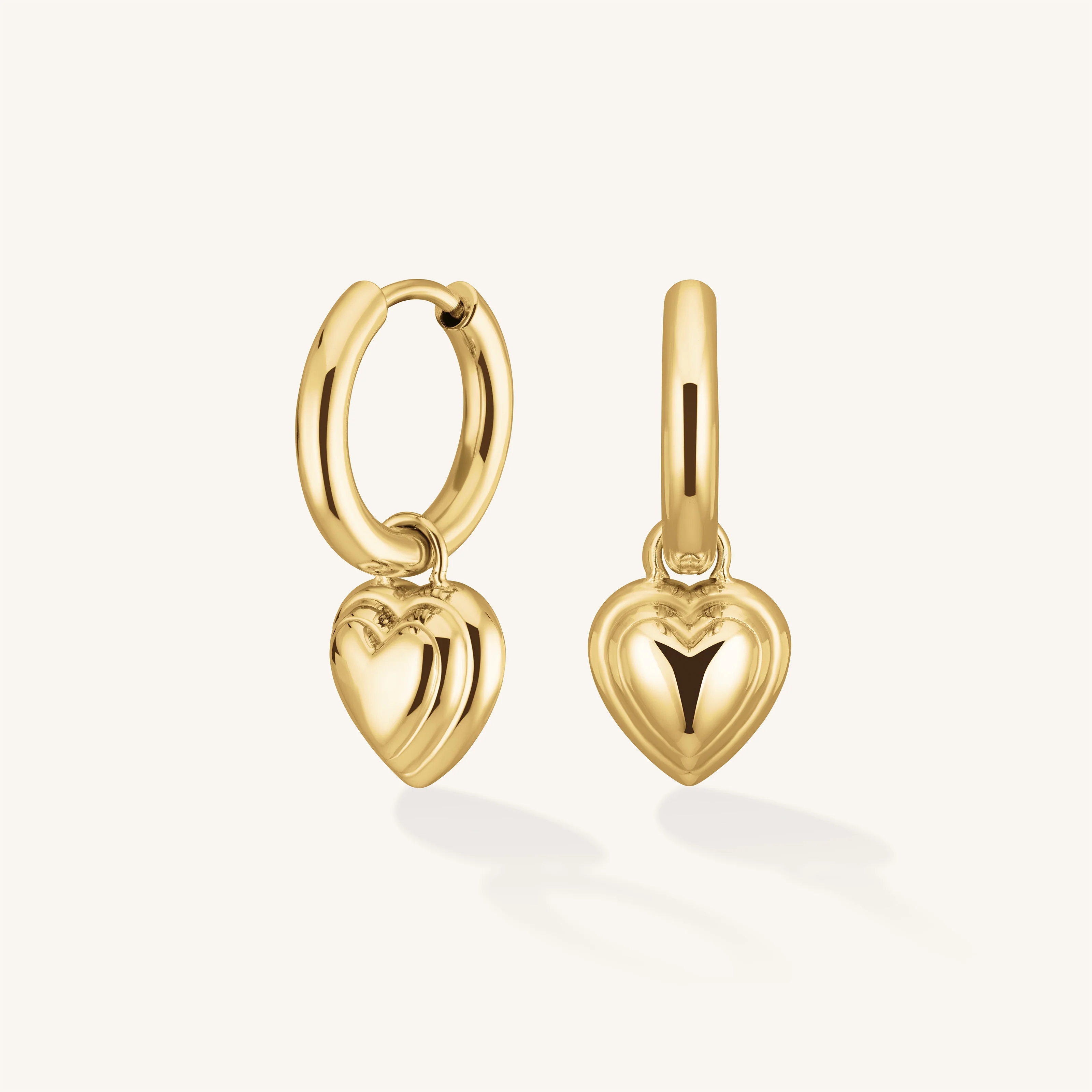 Heart Pendant Earrings
