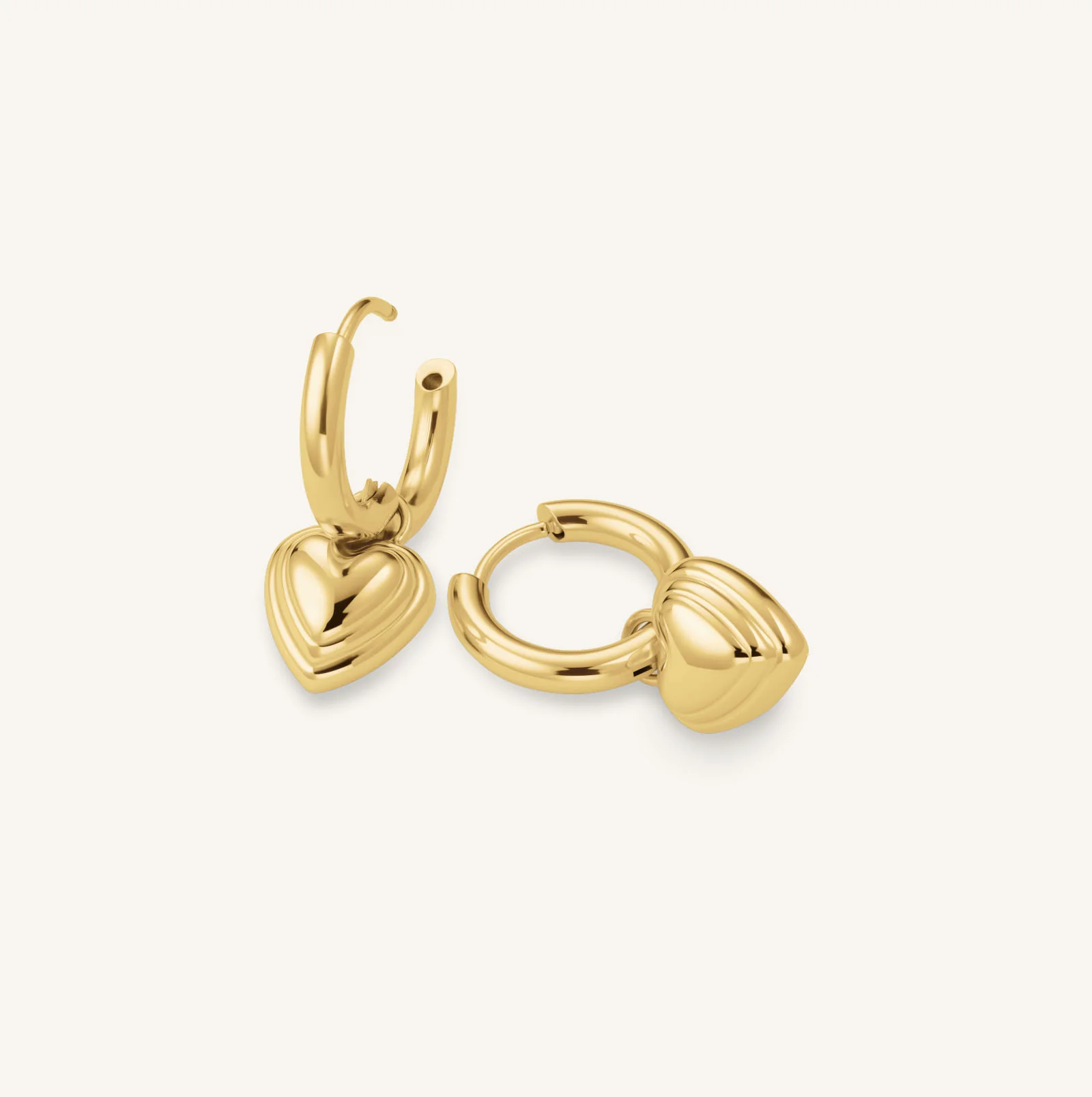 Heart Pendant Earrings - Image 4