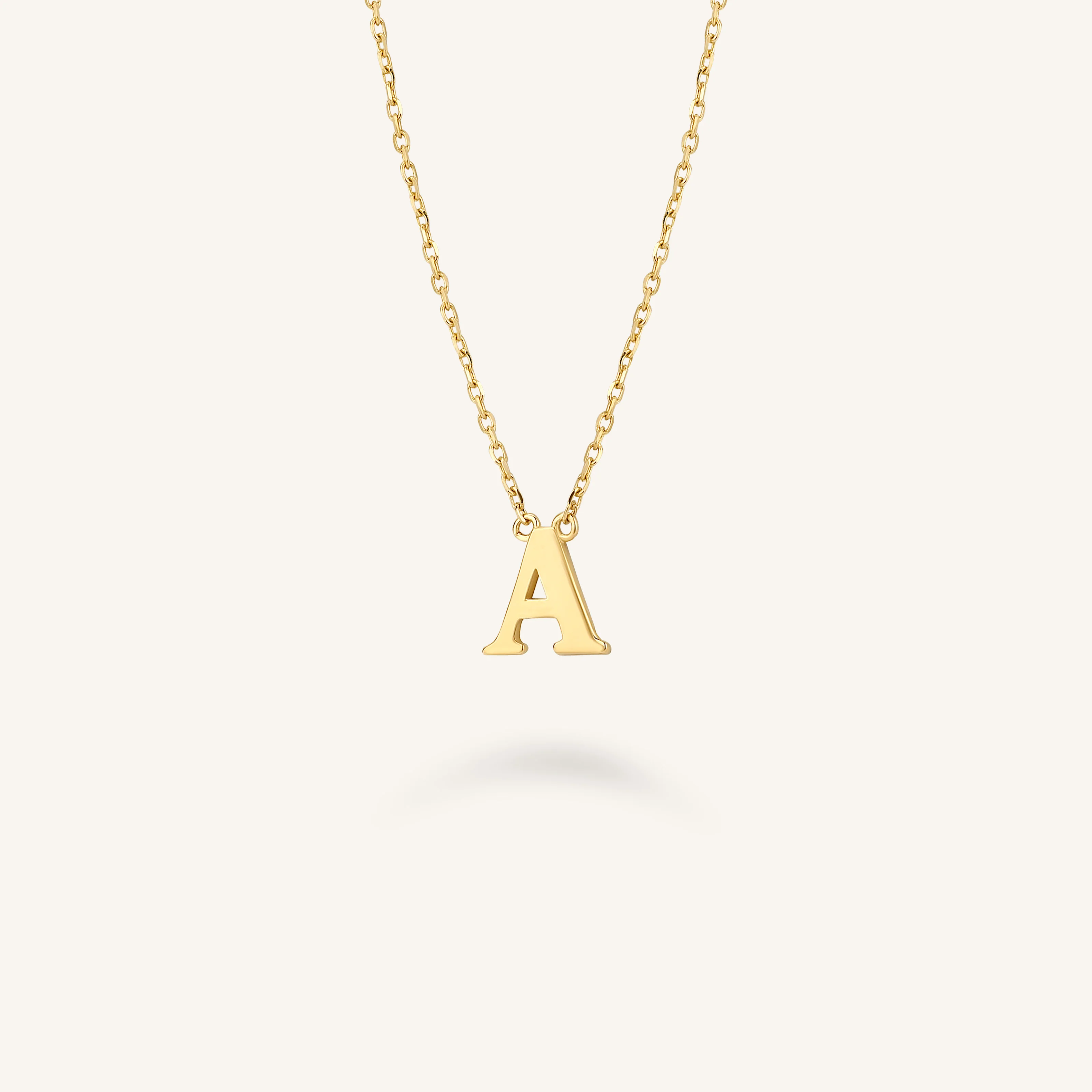 Initial Necklace A