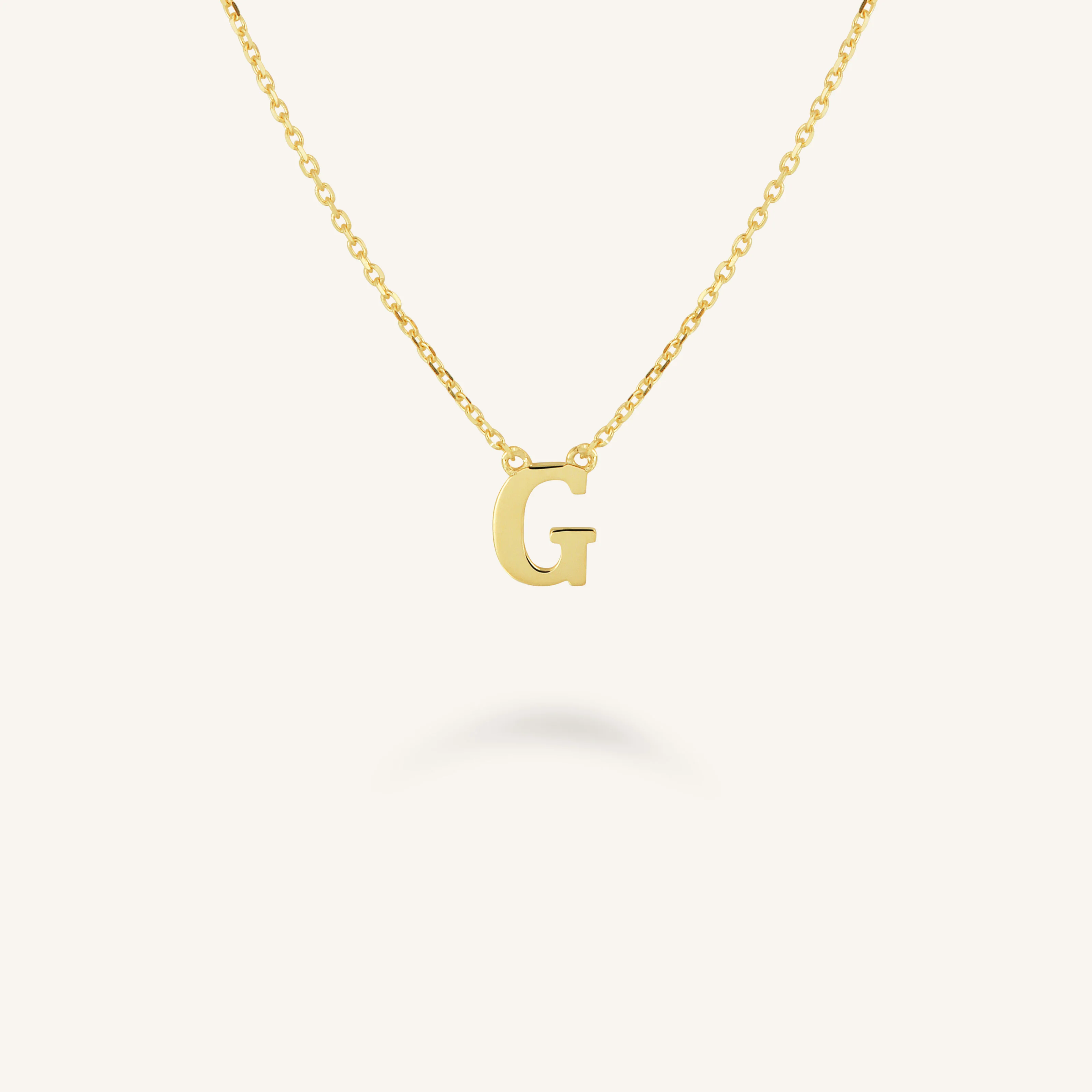 Initial Necklace G
