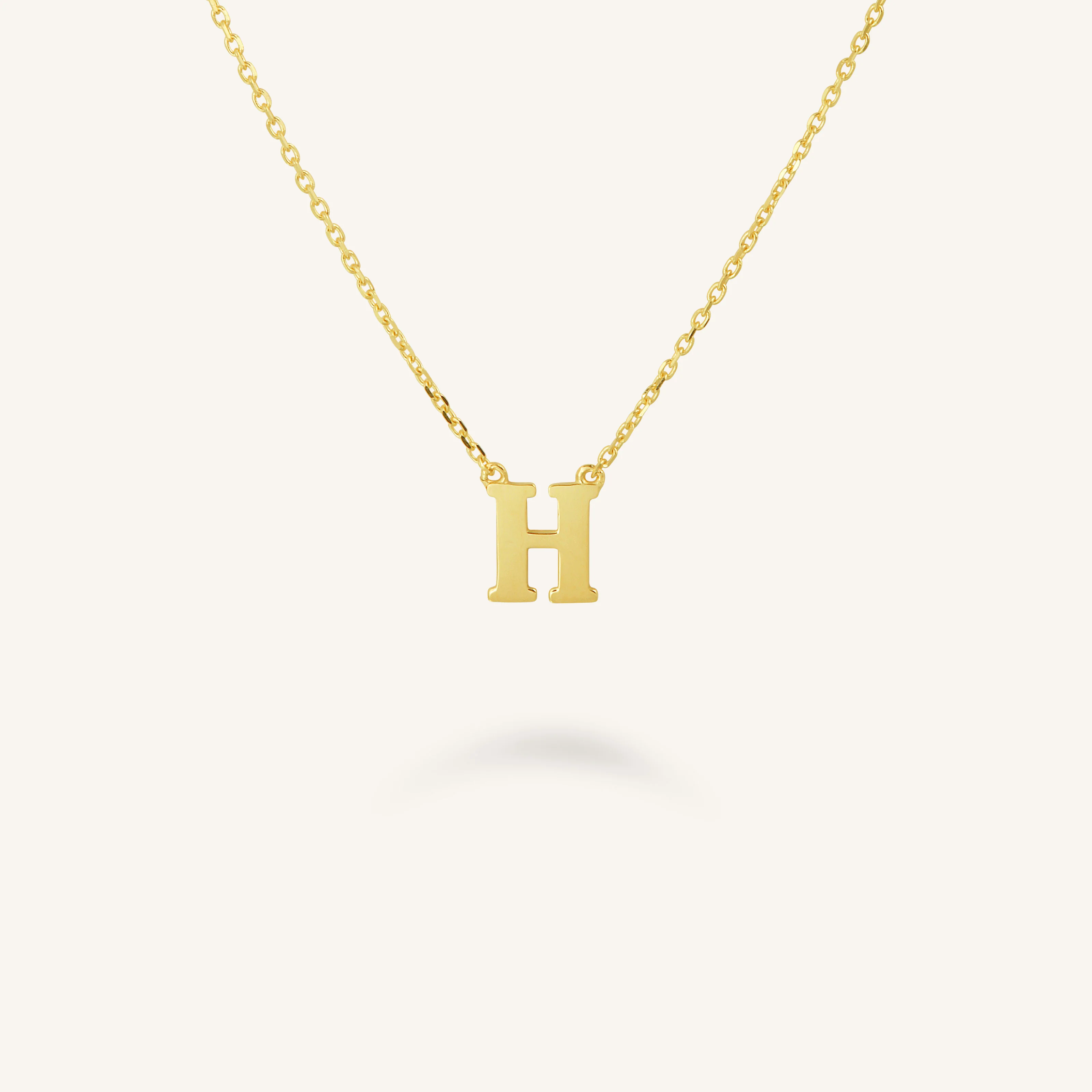 Initial Necklace H