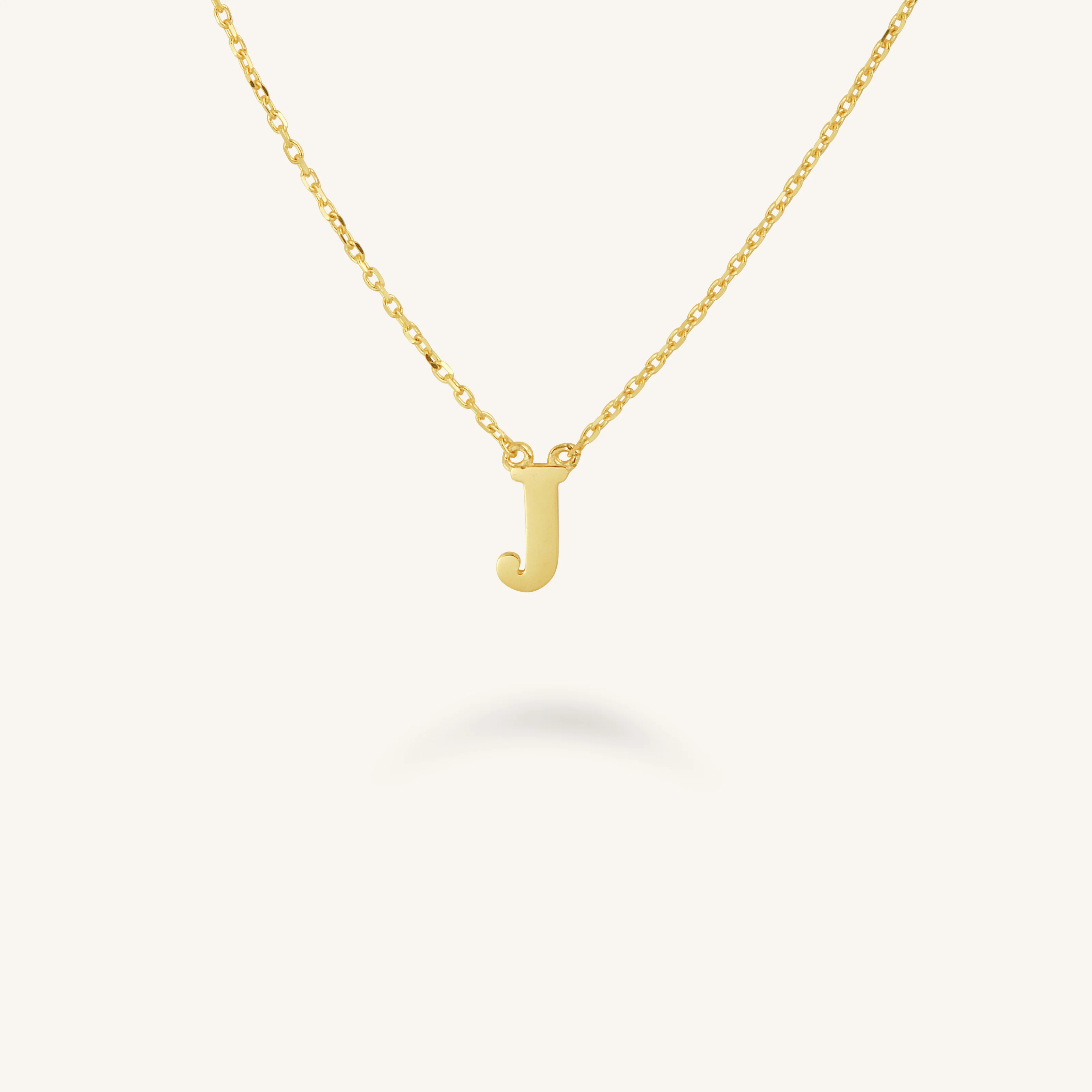 Initial Necklace J
