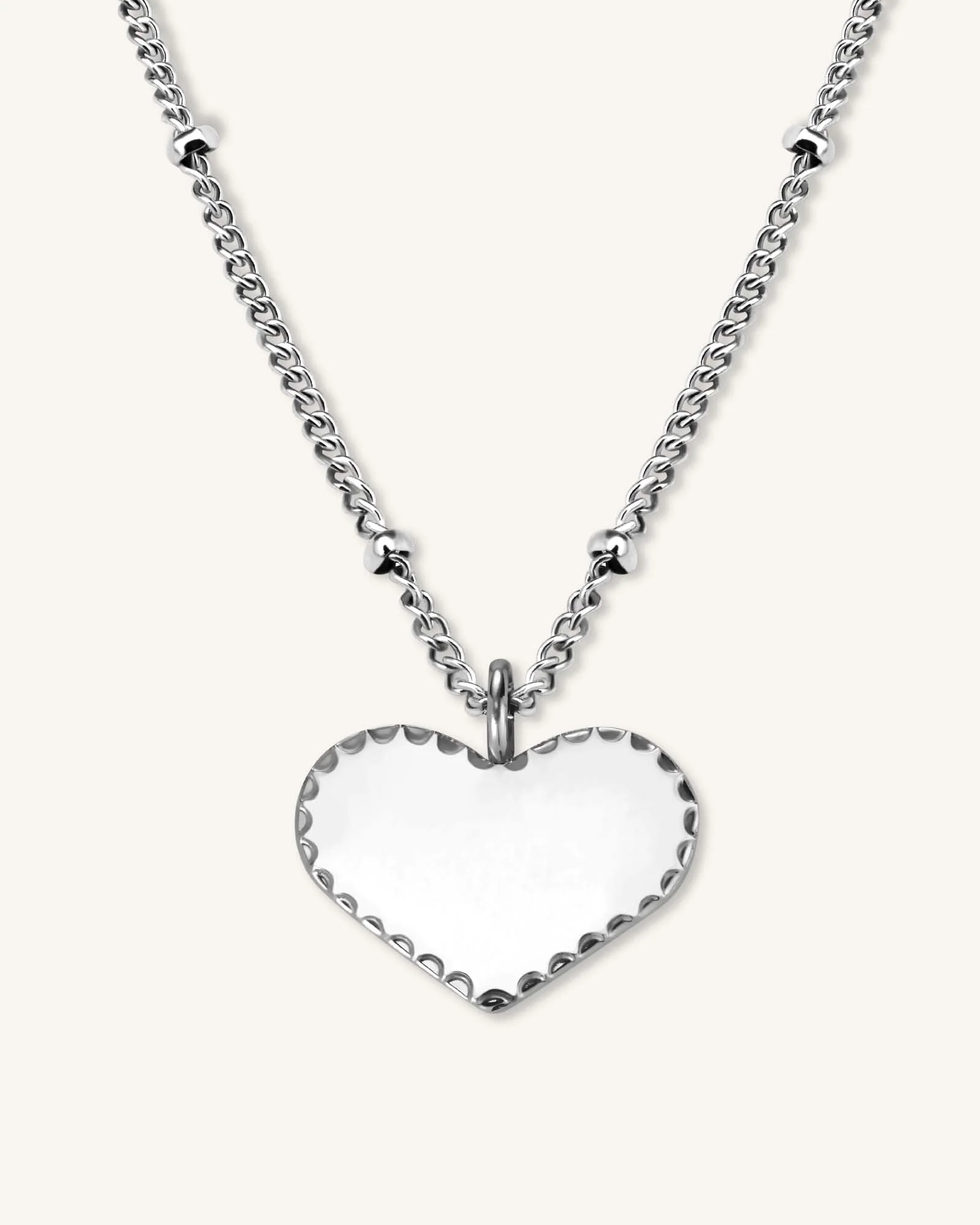 Single Heart Necklace - Image 2