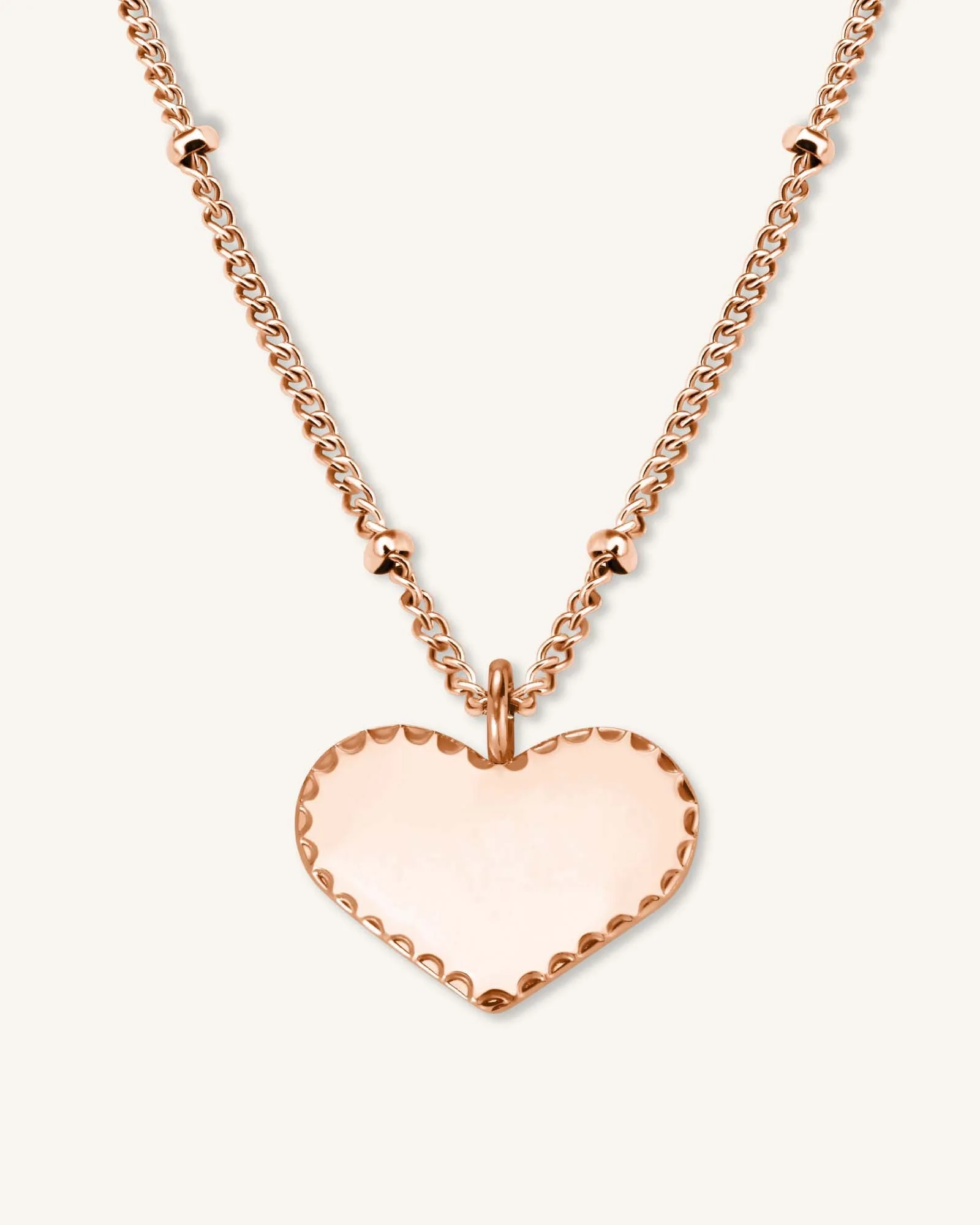 Single Heart Necklace - Image 3