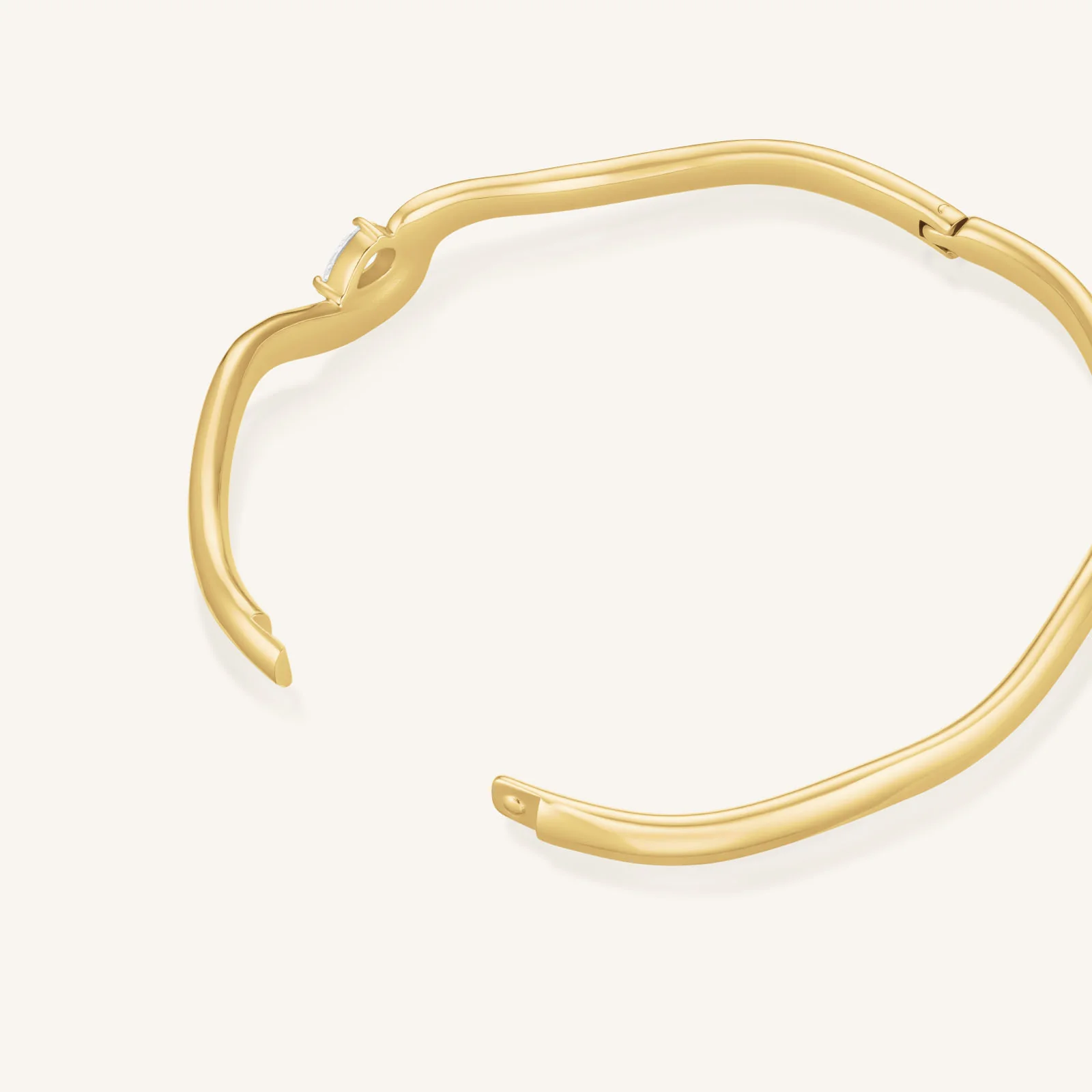 Marquise Wave Bangle - Image 4