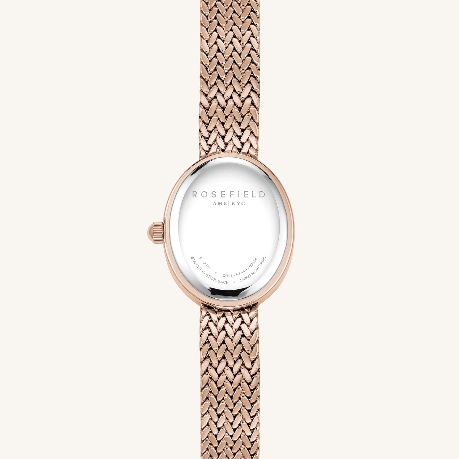 Mini Oval Rose Gold - Engraved