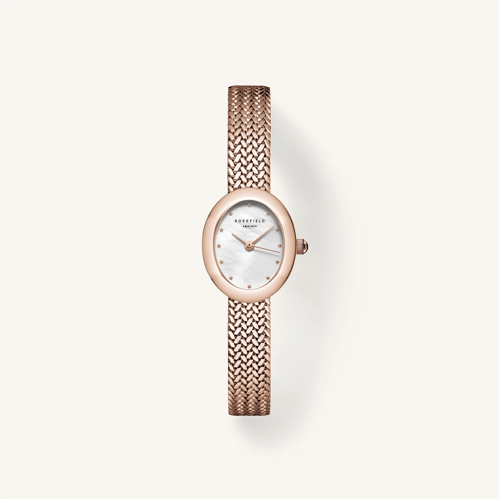 Mini Oval Rose Gold - Engraved - Image 2