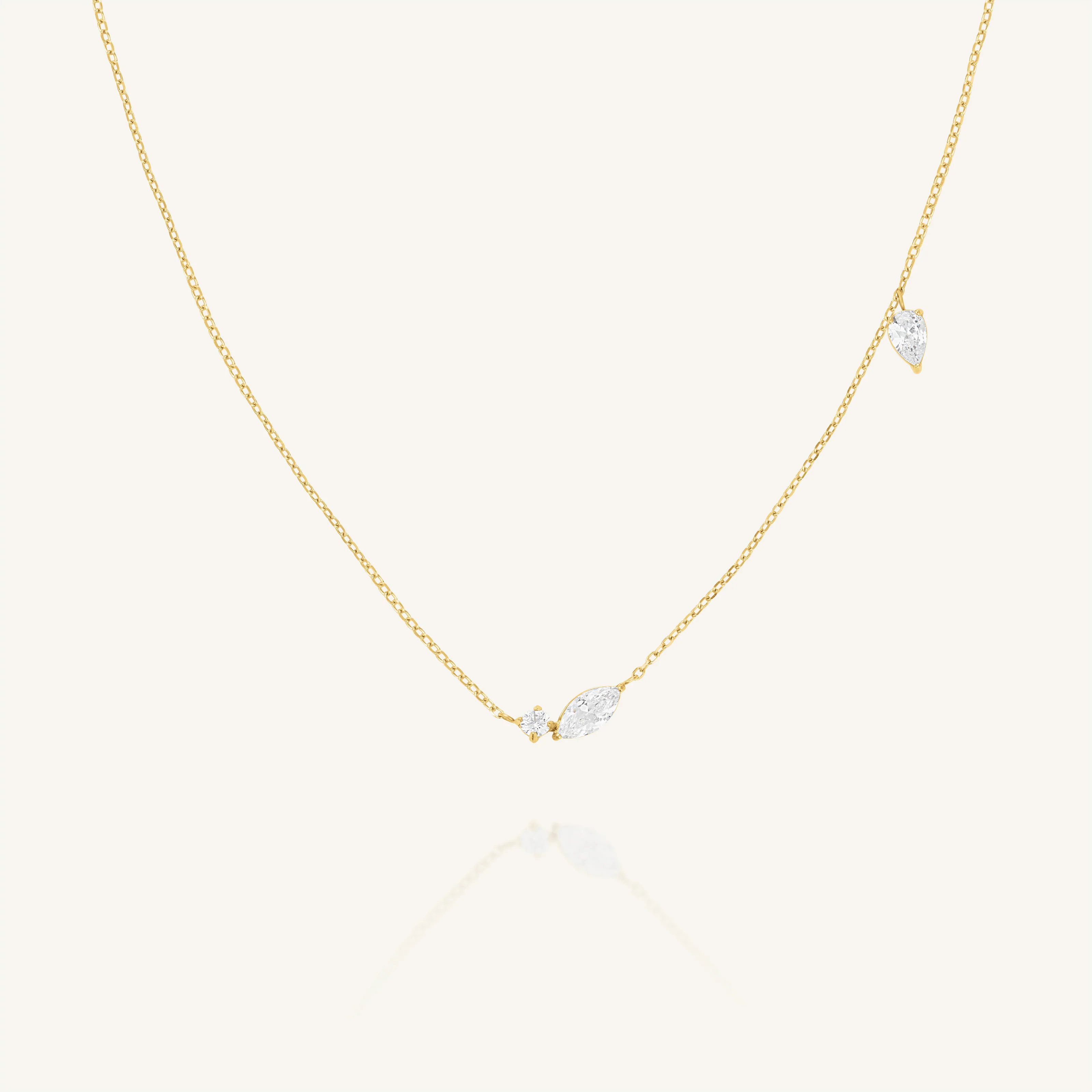 Mixed Crystals Necklace