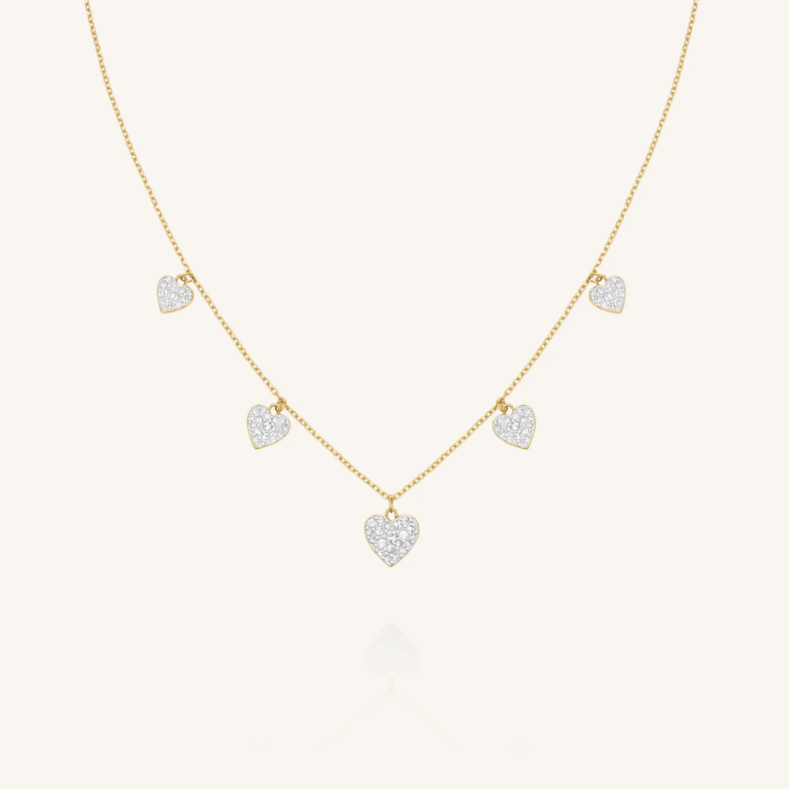 Multi Hearts Necklace