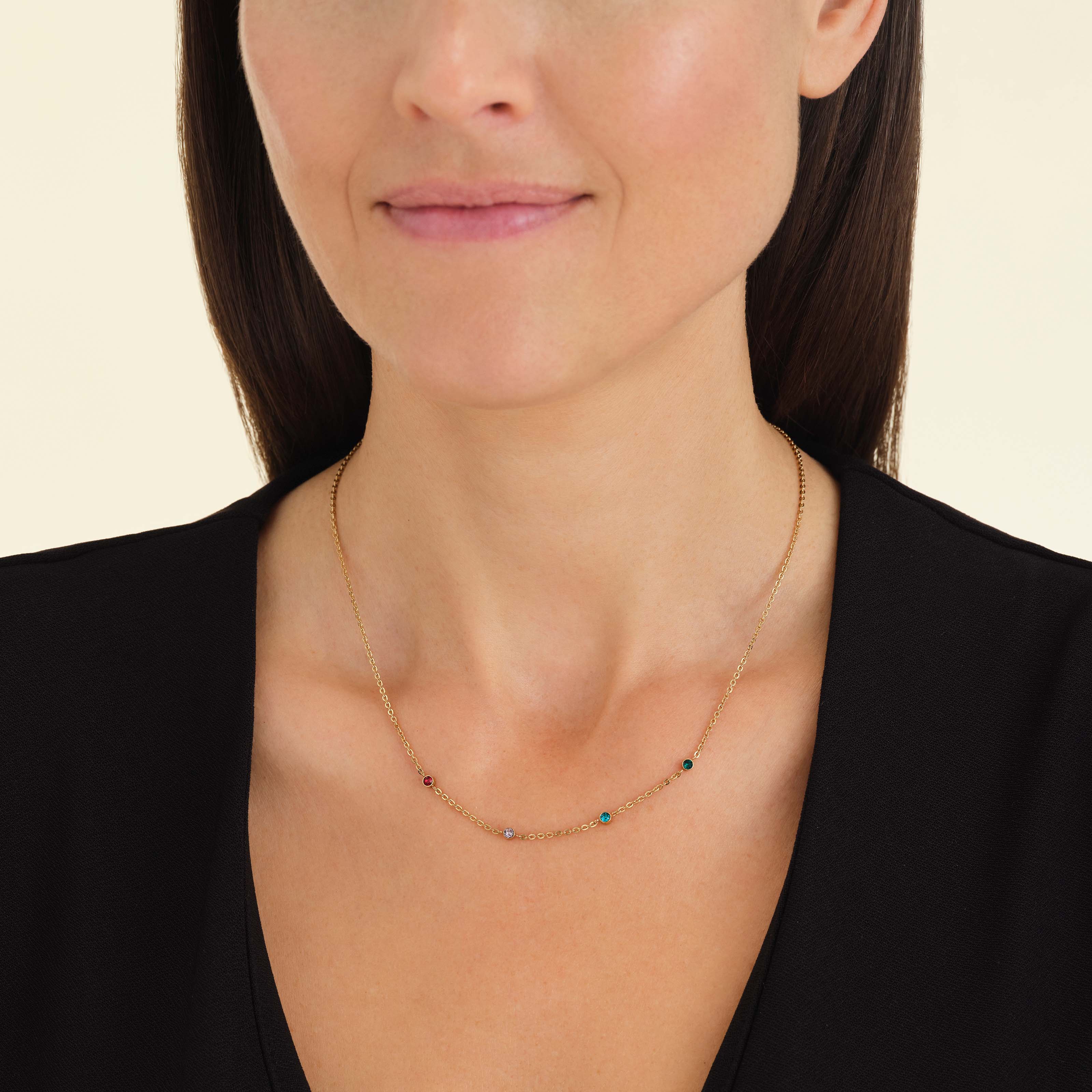 4 Birthstone Necklace - Image 7