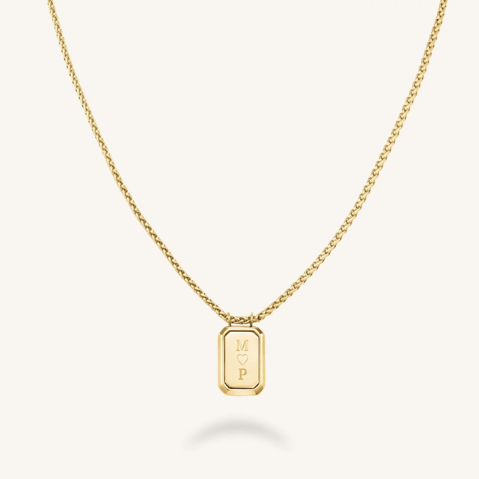 Octagon Pendant Necklace - Image 2
