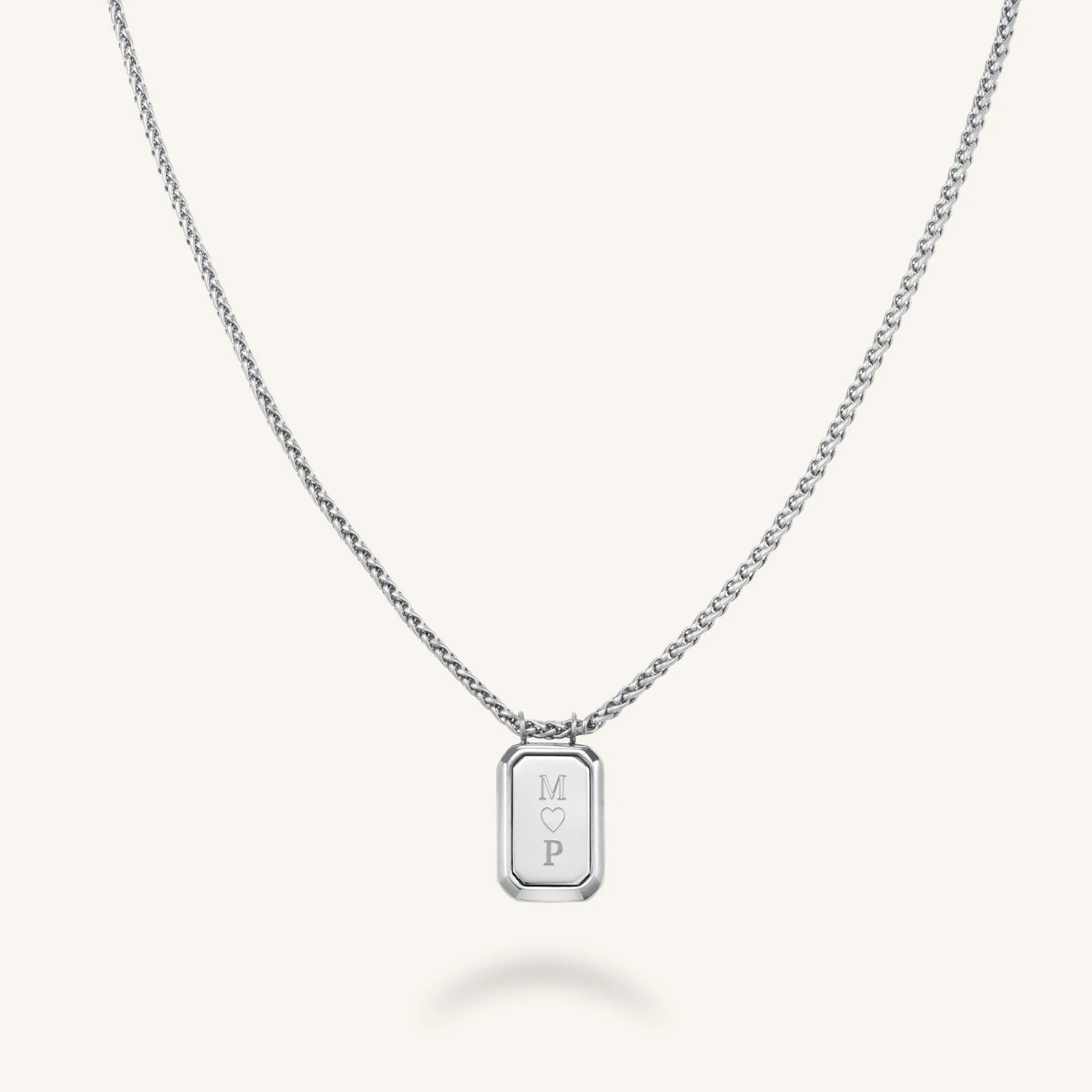 Octagon Pendant Necklace - Image 4