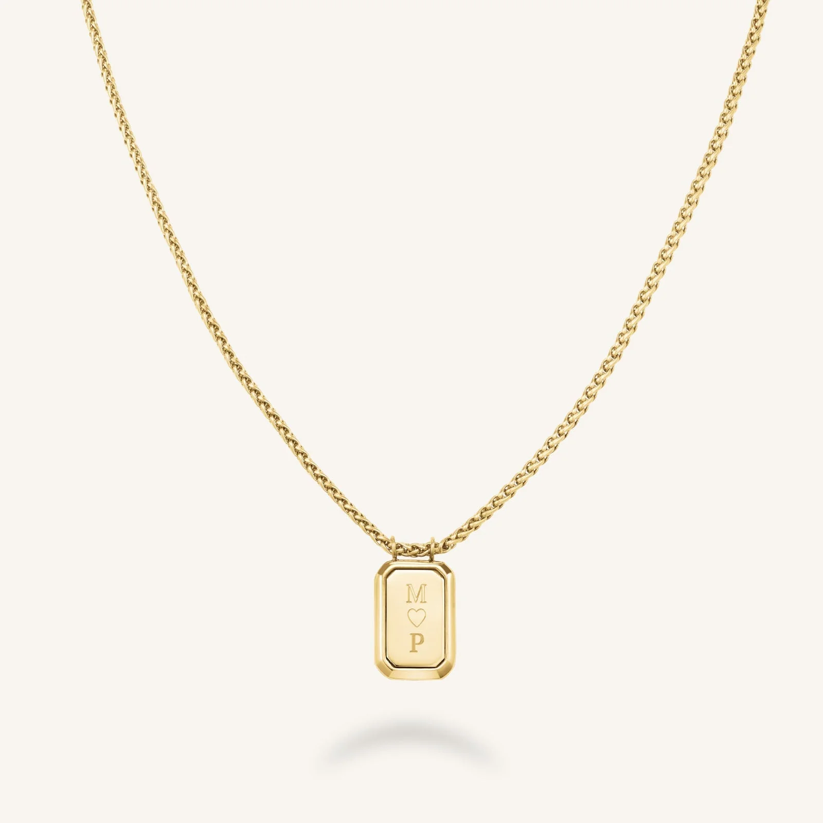Octagon Pendant Necklace - Image 2