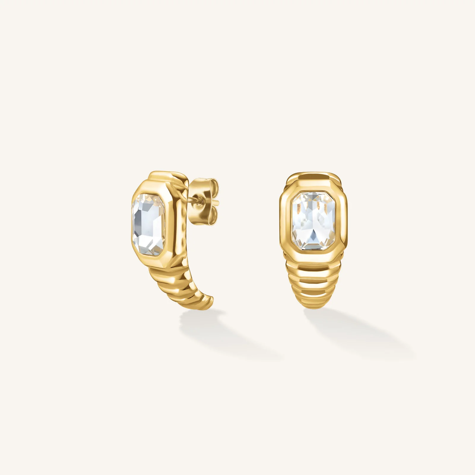 Octagon Ridged Studs