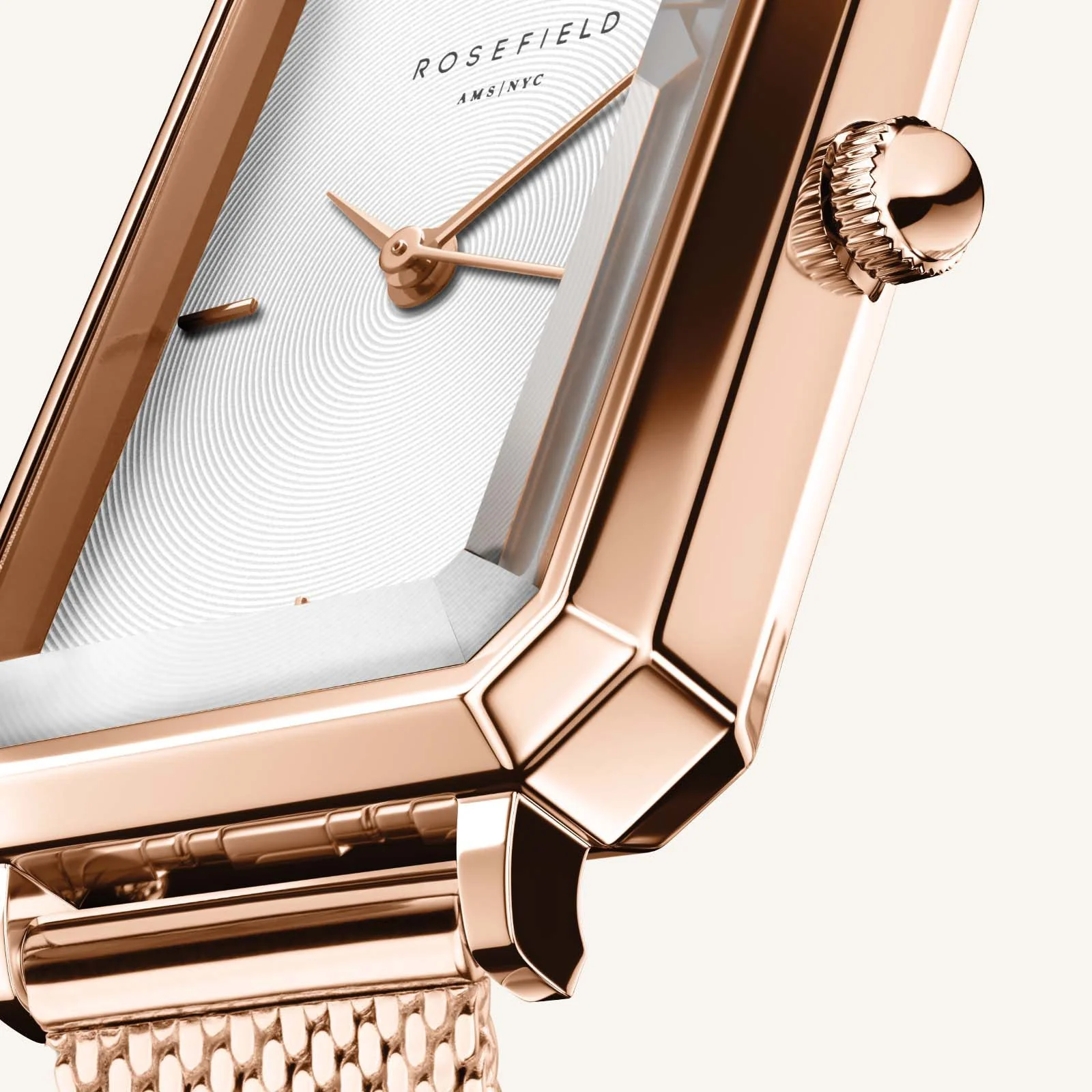 Octagon XS Mesh Rose Gold - Engraved - Image 6