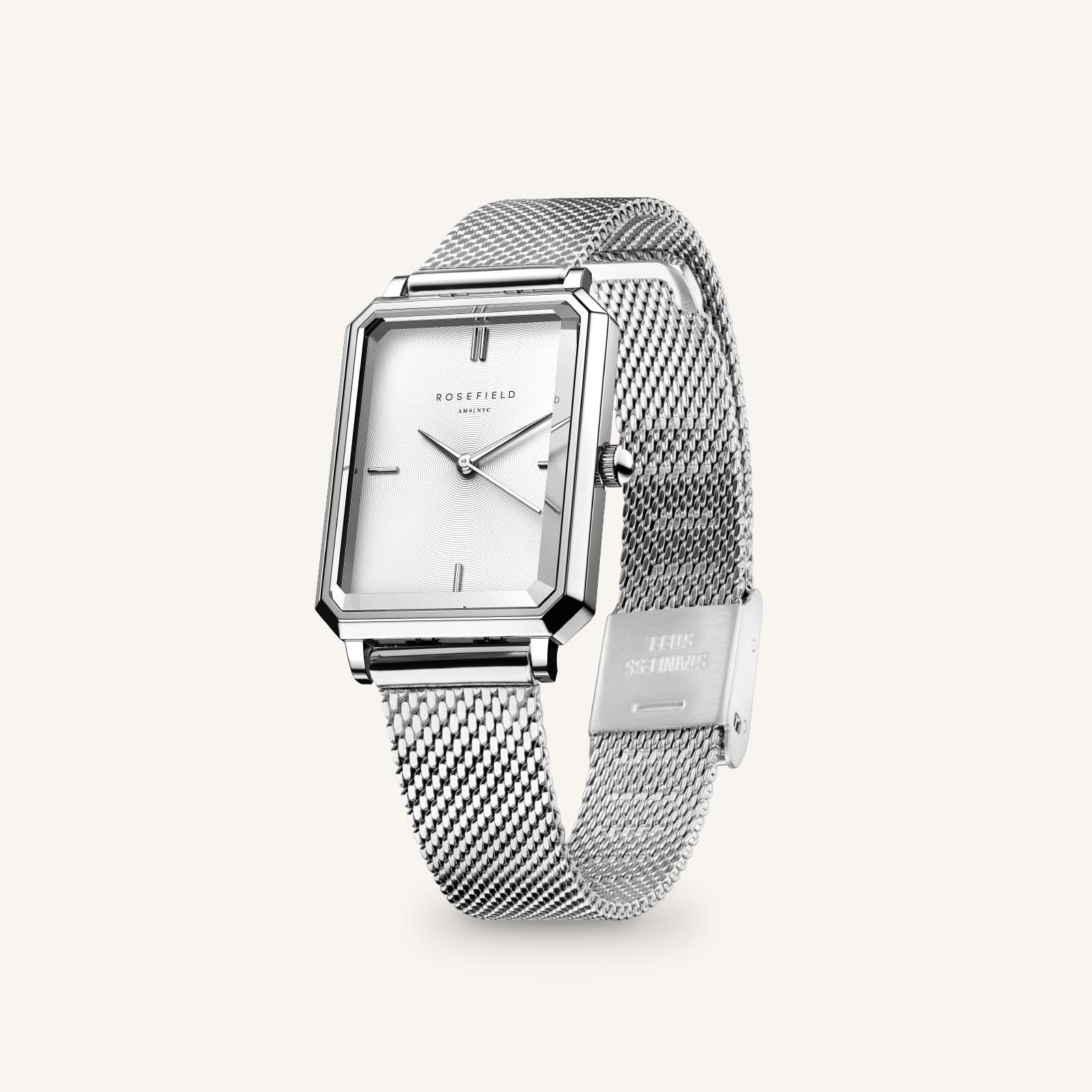 Octagon XS Mesh Silver - Engraved - Image 4