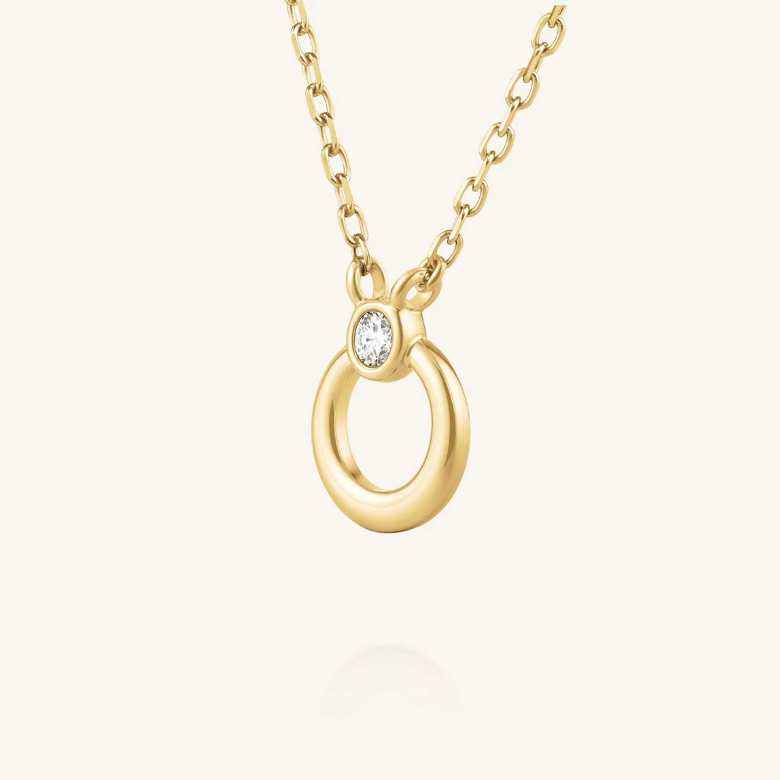 Open Circle Necklace - Image 5