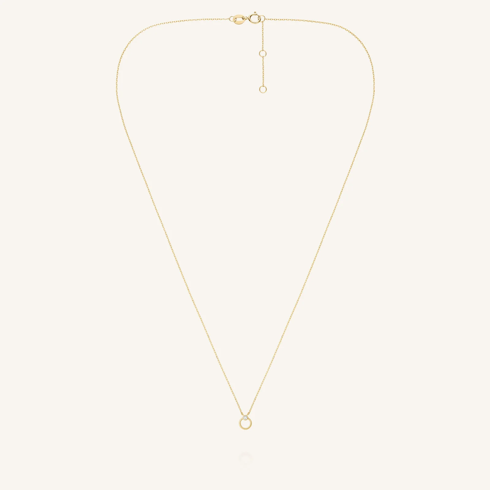 Open Circle Necklace - Image 6