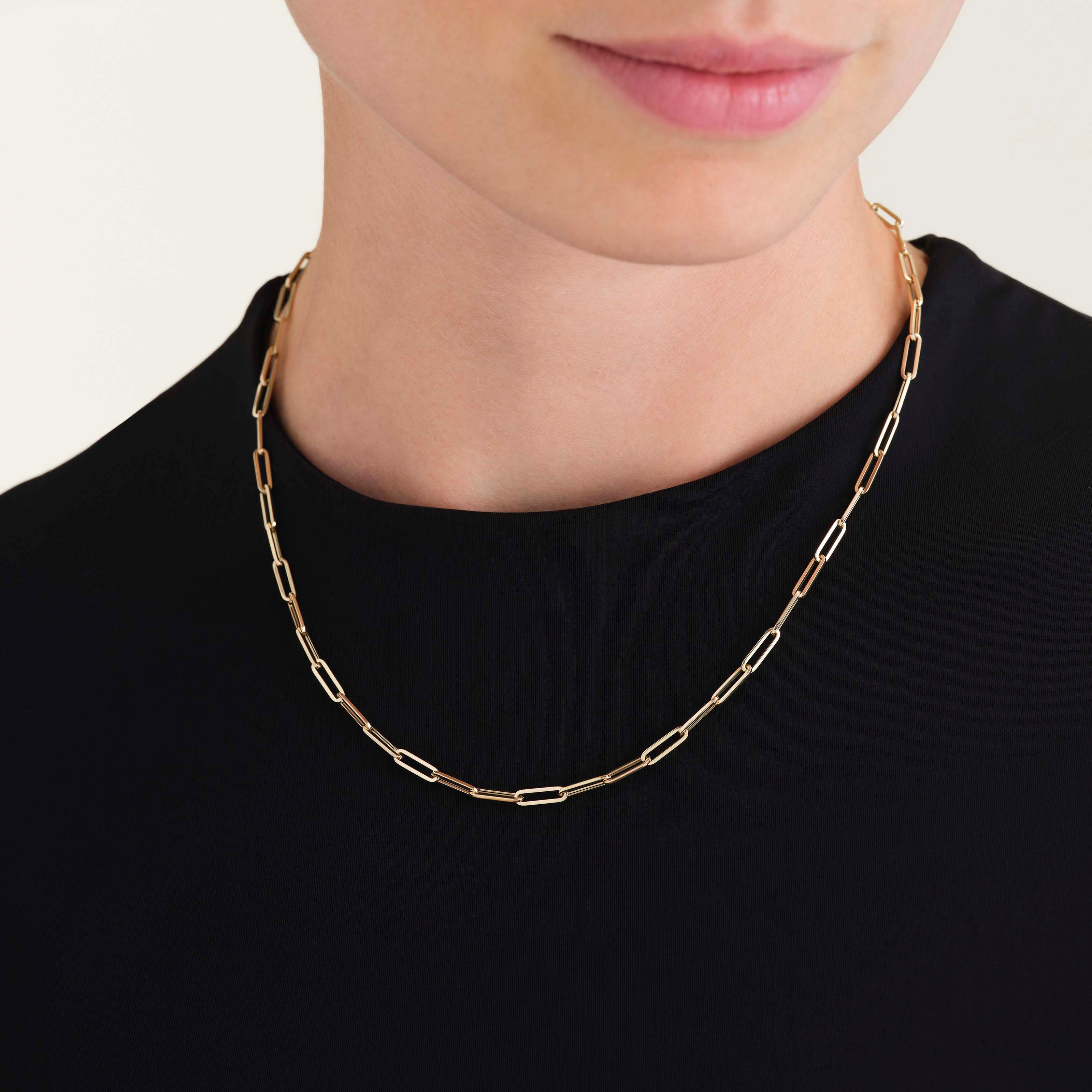 Paperclip Chain Necklace - Image 2