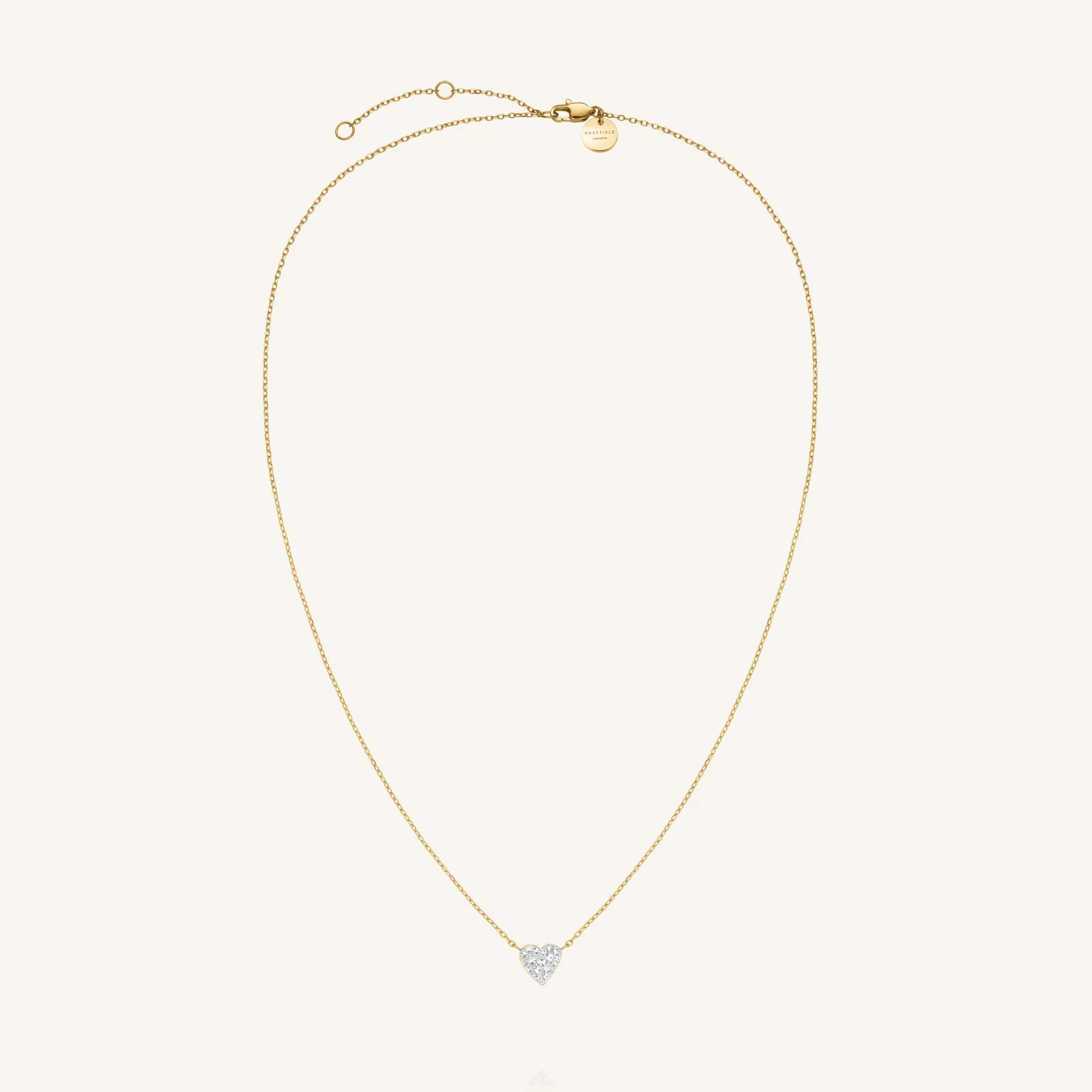 Pavé Heart Necklace - Image 4