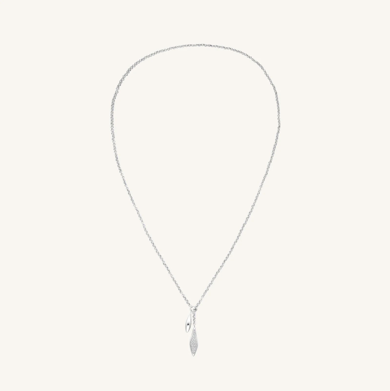 Pave Lariat Necklace - Image 8