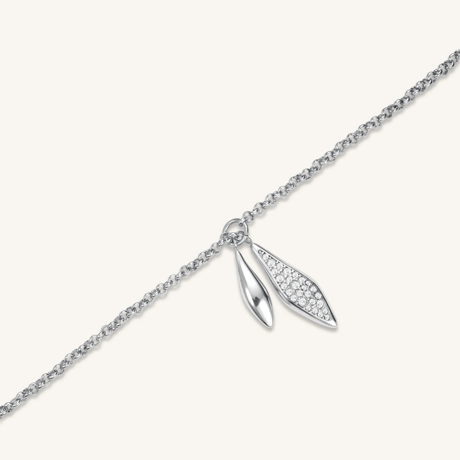 Pave Lariat Necklace - Image 9