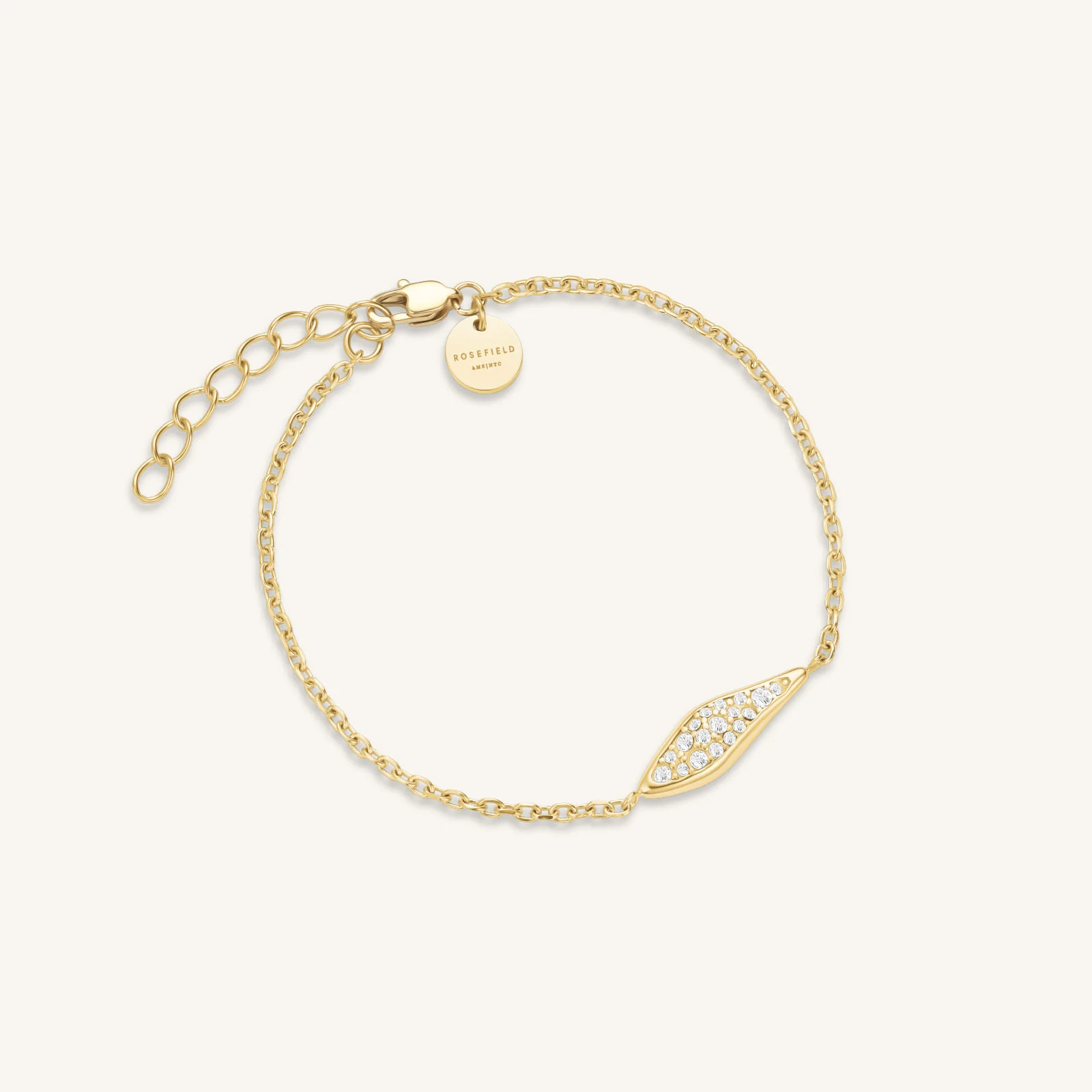 Pave Leaf Bracelet