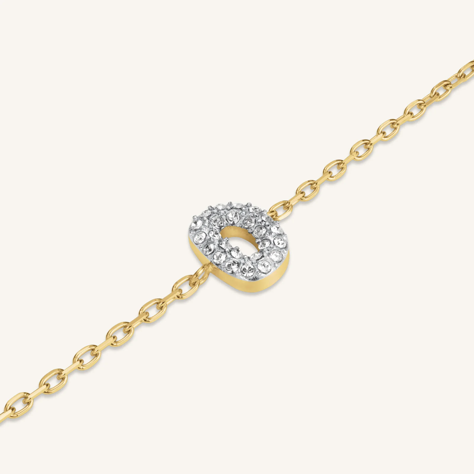 Crystal Letter D Bracelet - Image 3