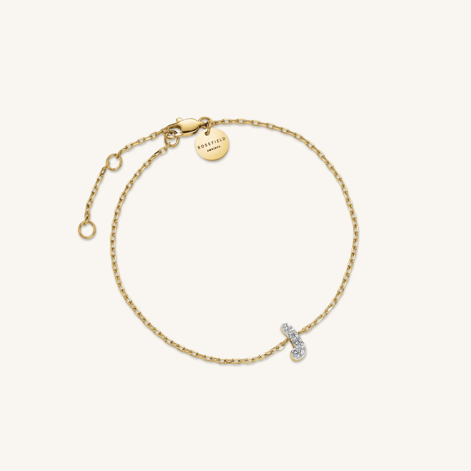Crystal Letter J Bracelet