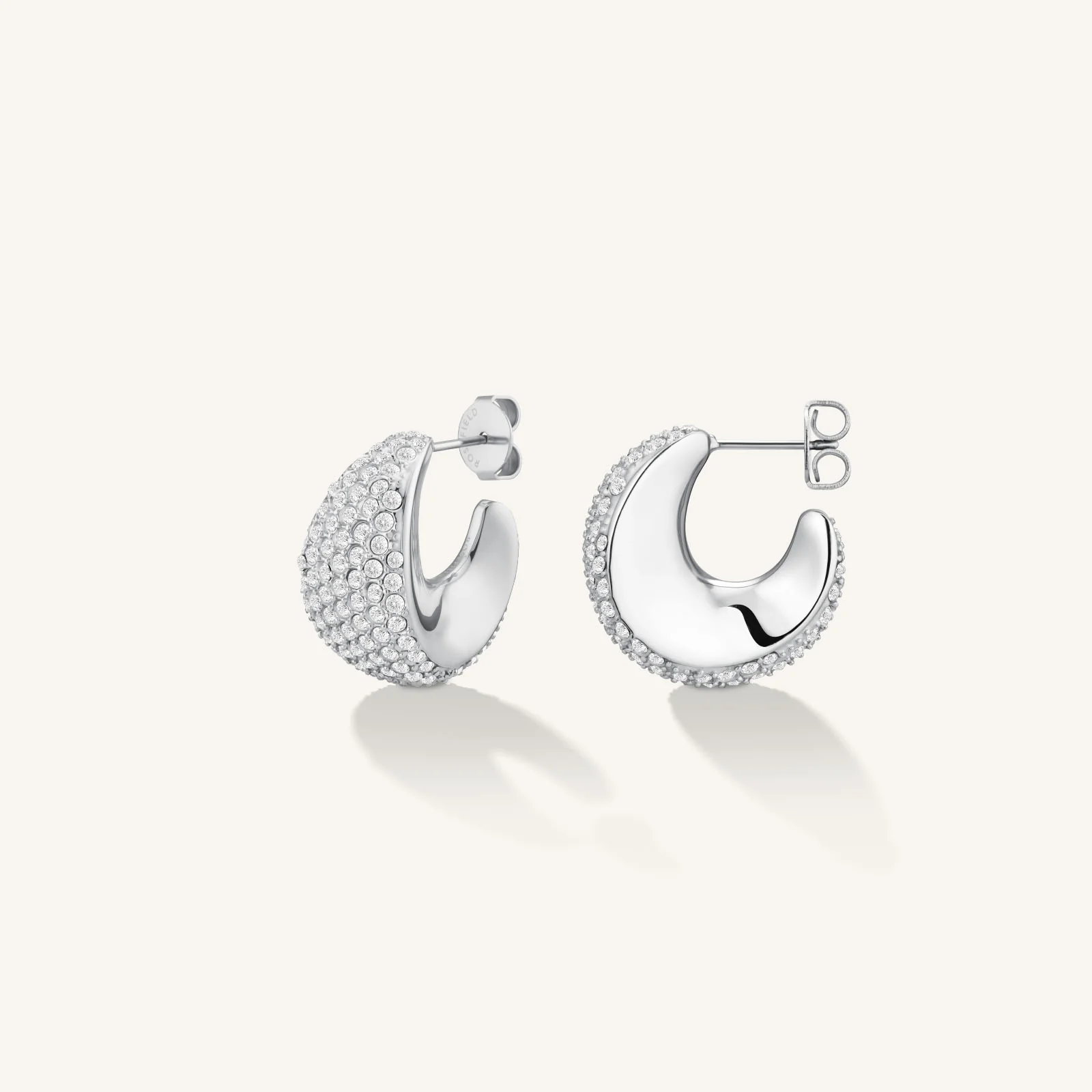 Pave Moon Hoops - Image 4