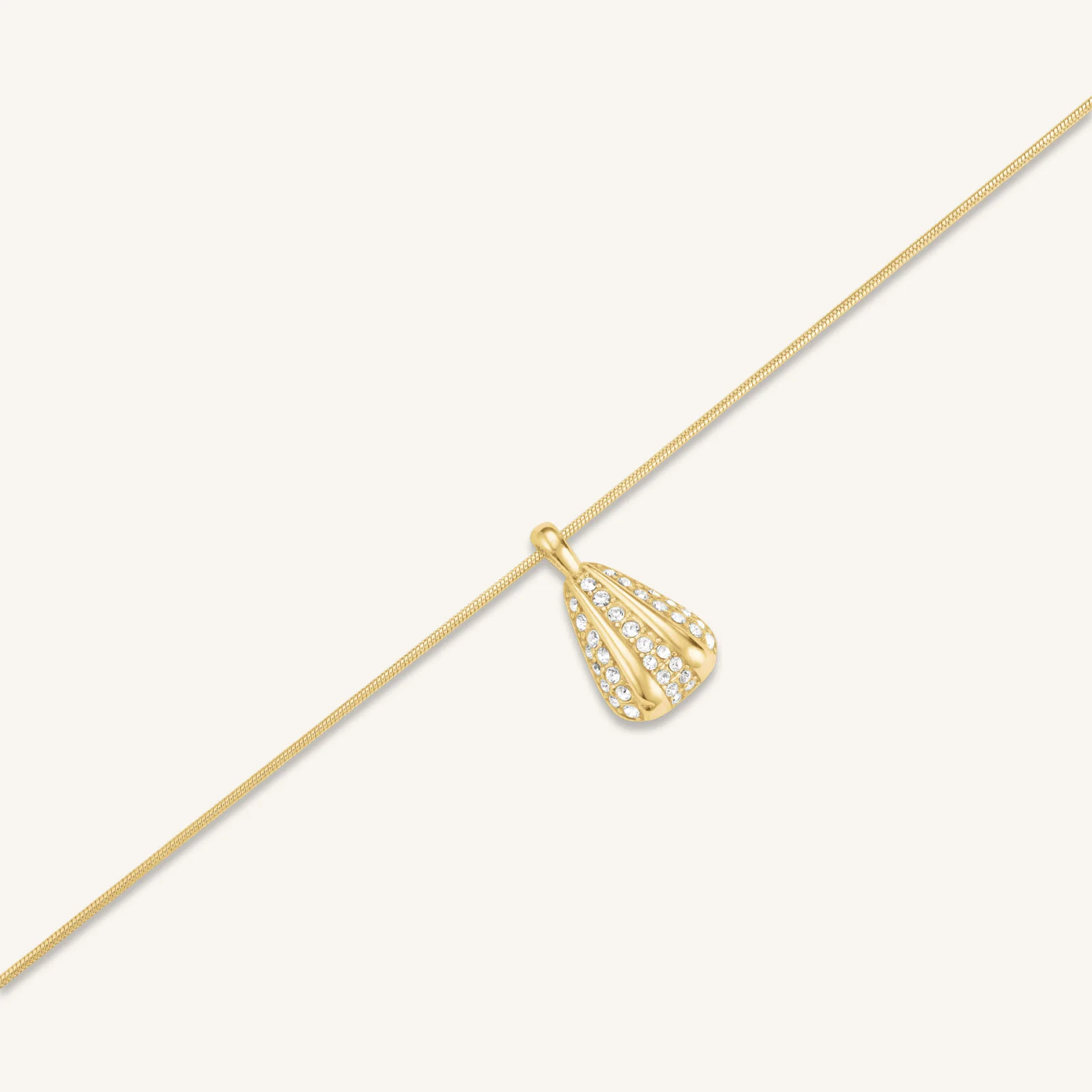 Pave Striped Necklace - Image 4