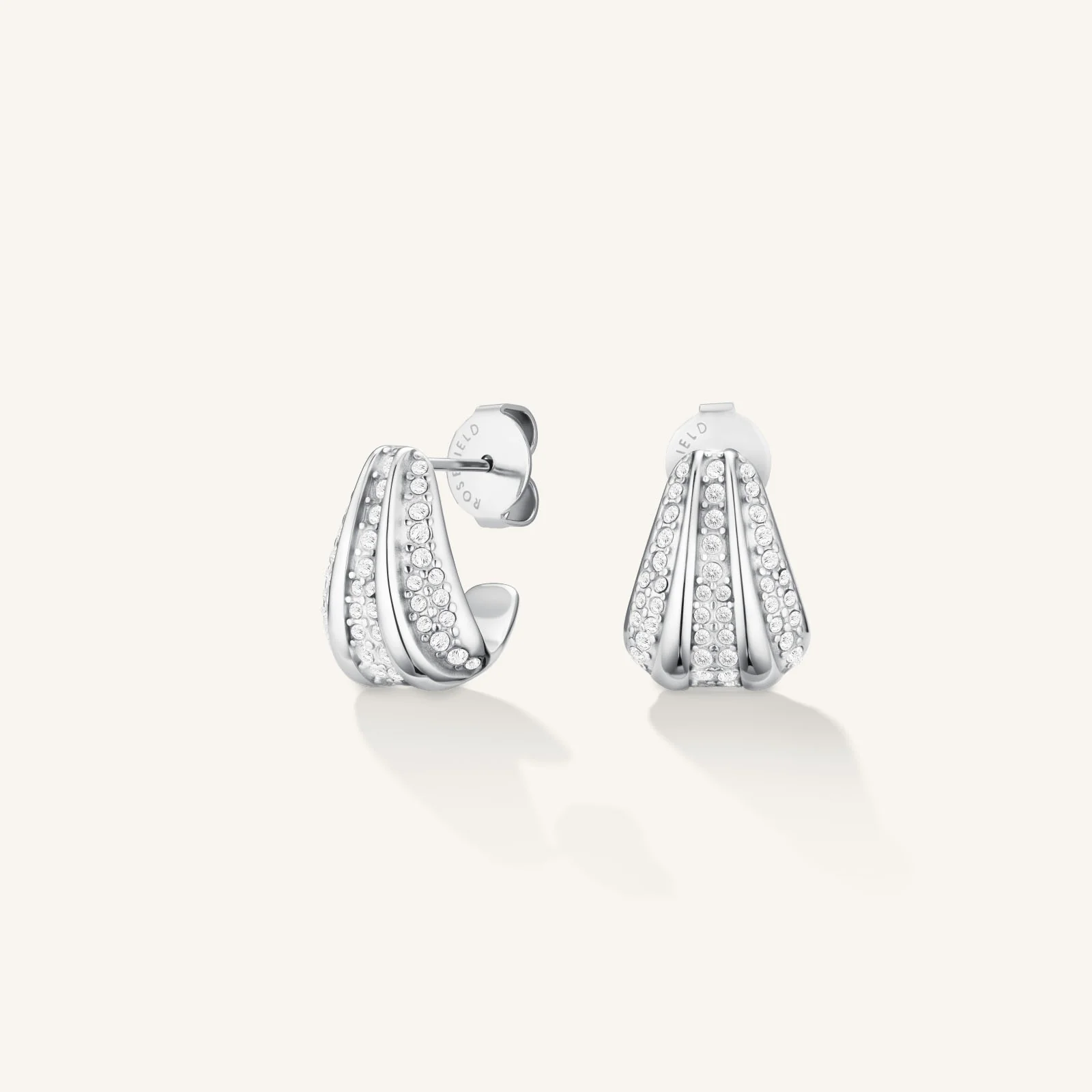 Pave Striped Studs - Image 4