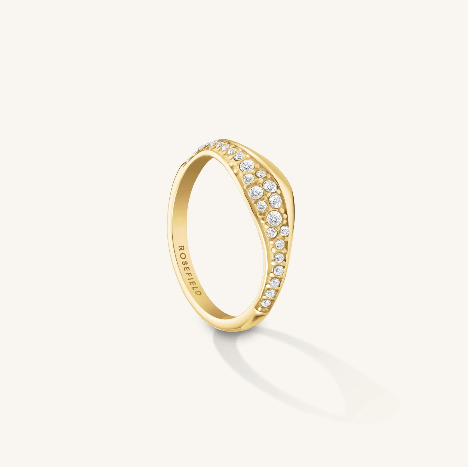 Pave Wave Ring