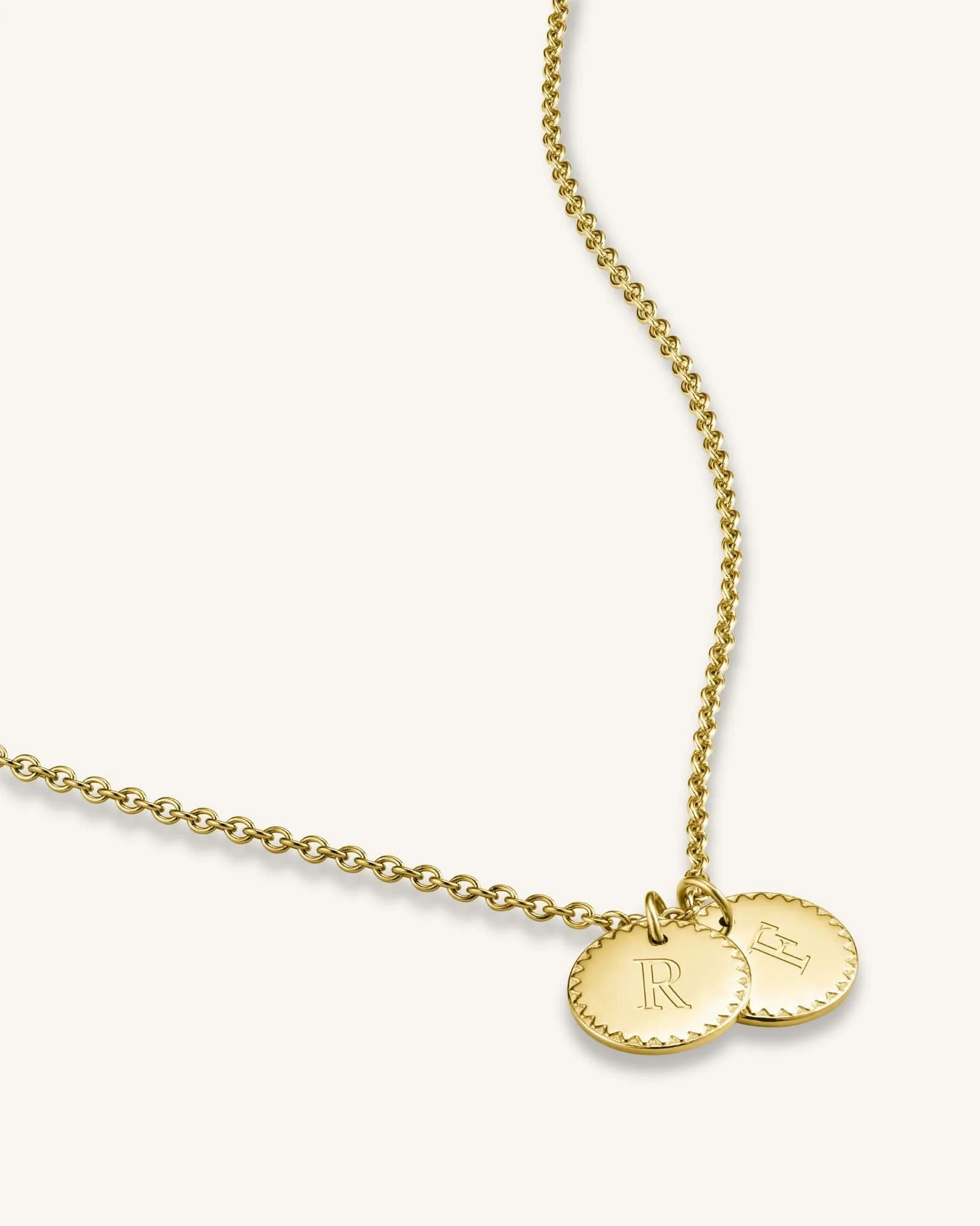 2 Coin Charm Necklace - Image 4