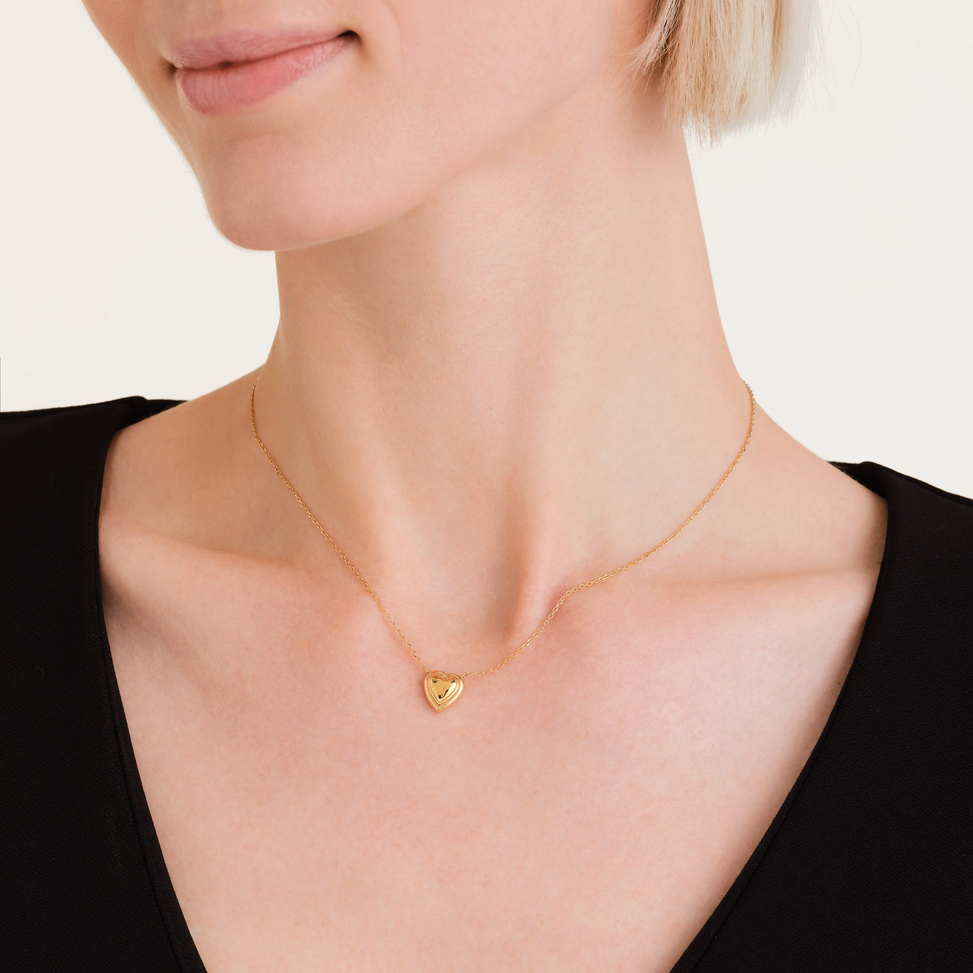 Puffy Heart Necklace - Image 2