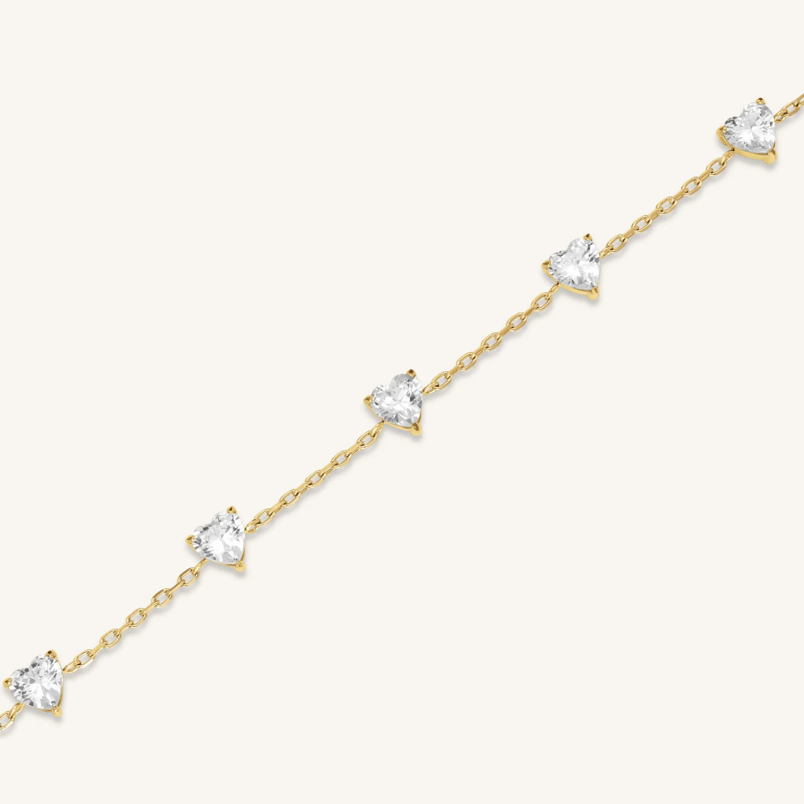 Row Hearts Bracelet - Image 3
