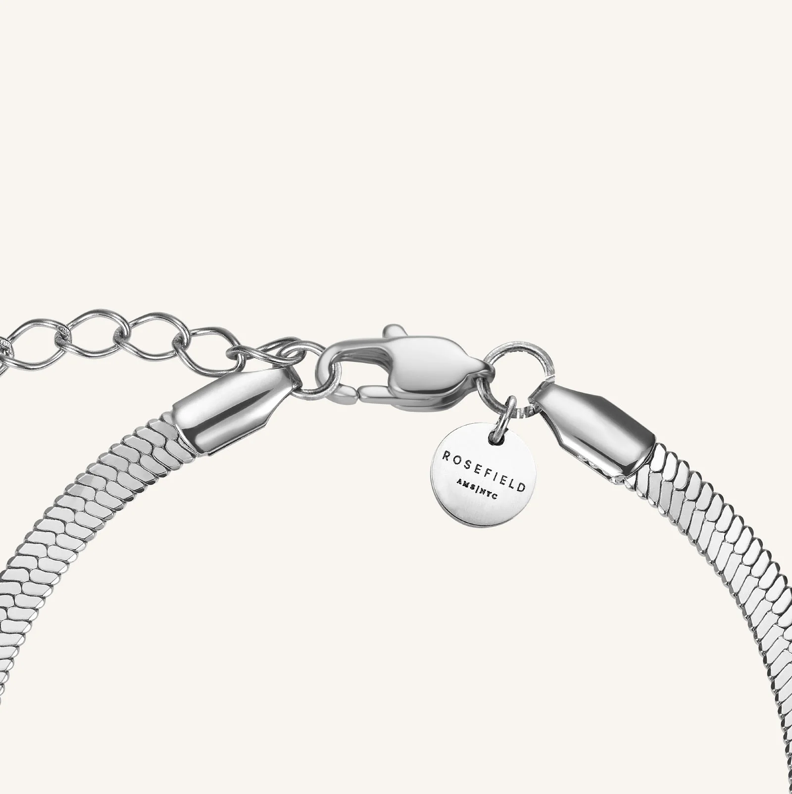 Snake Heart Bracelet Silver - Image 4