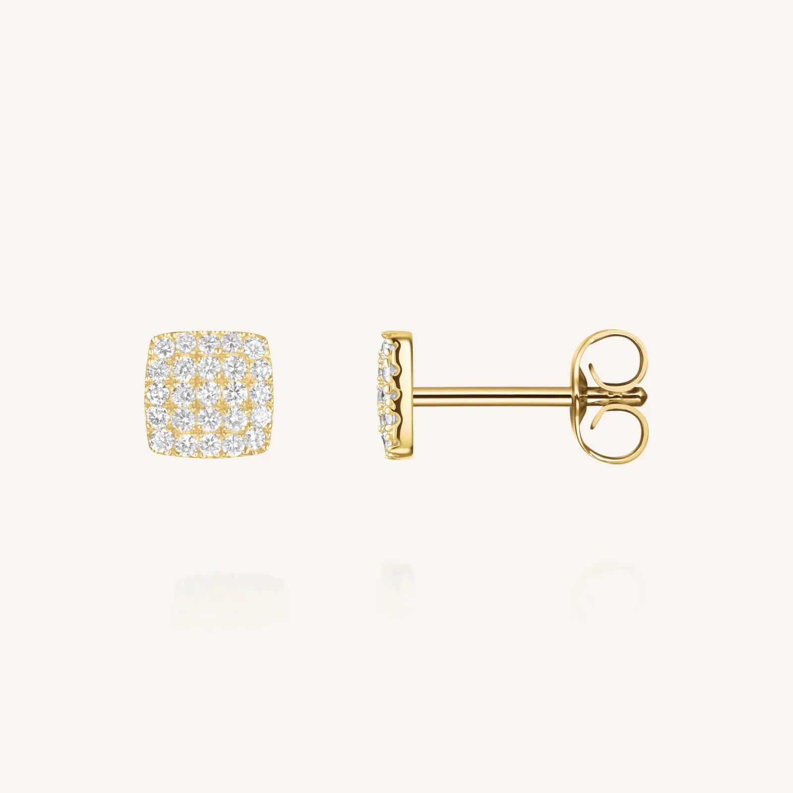 Square Pave Studs - Image 3