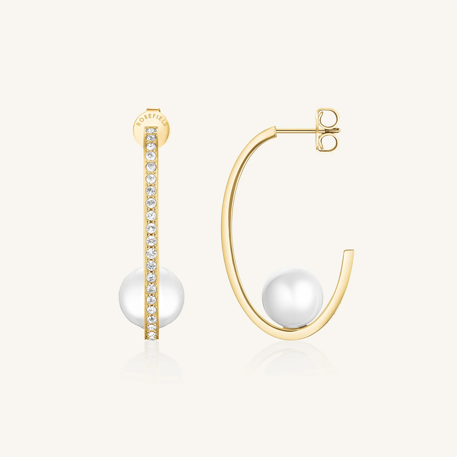 Statement Pearl Hoops - Image 3